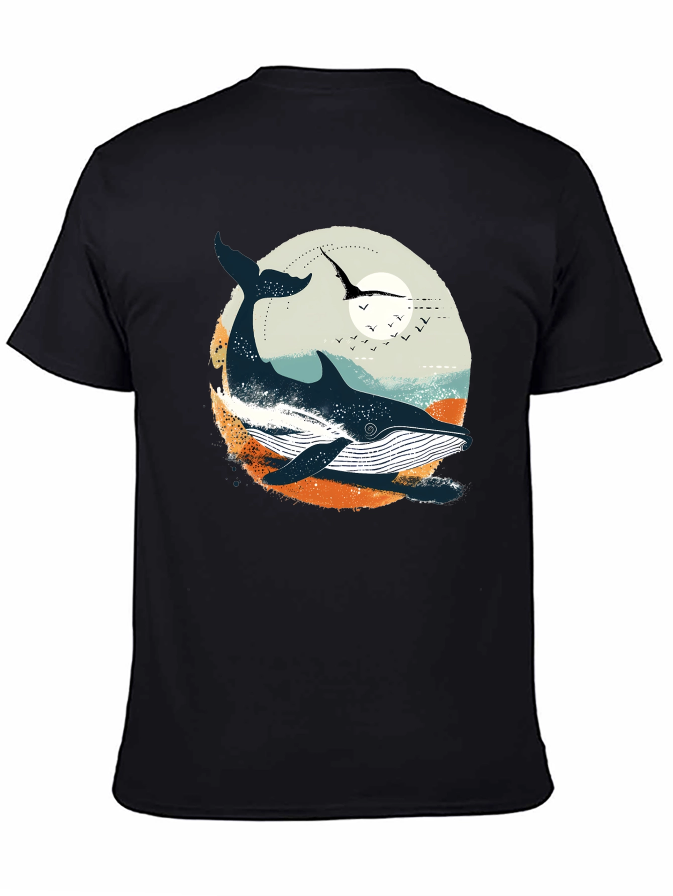 Whale Graphic T-Shirt - Coastal Design