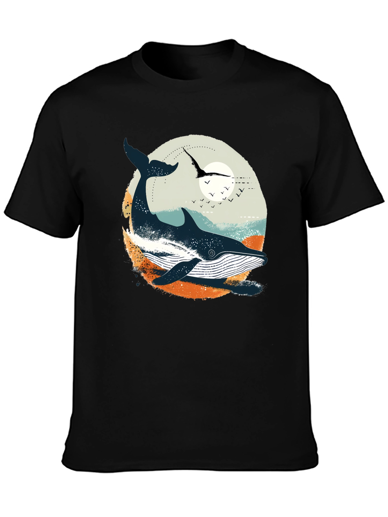 Whale Graphic T-Shirt - Coastal Design