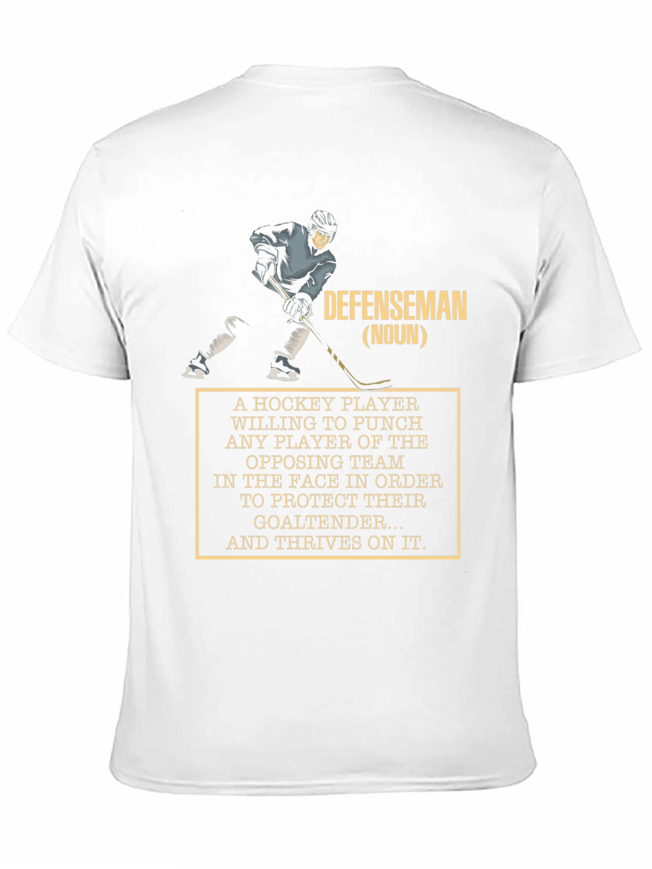 Hockey Defenseman Definition T-Shirt