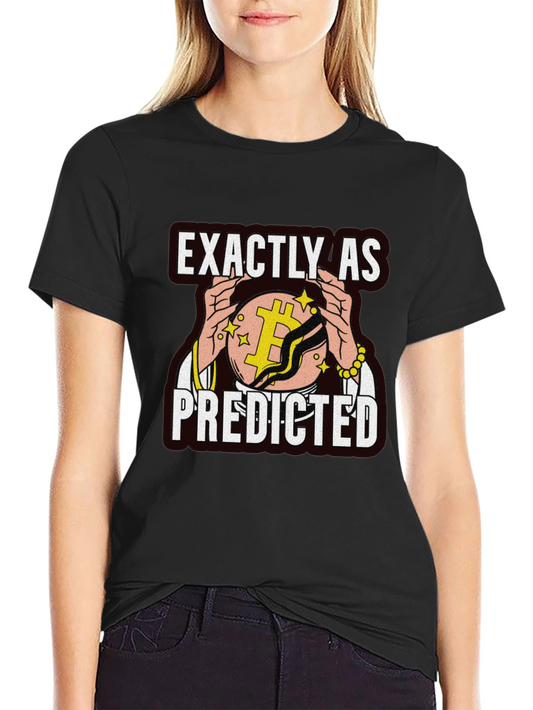 Bitcoin Prediction T-Shirt Crypto Tee
