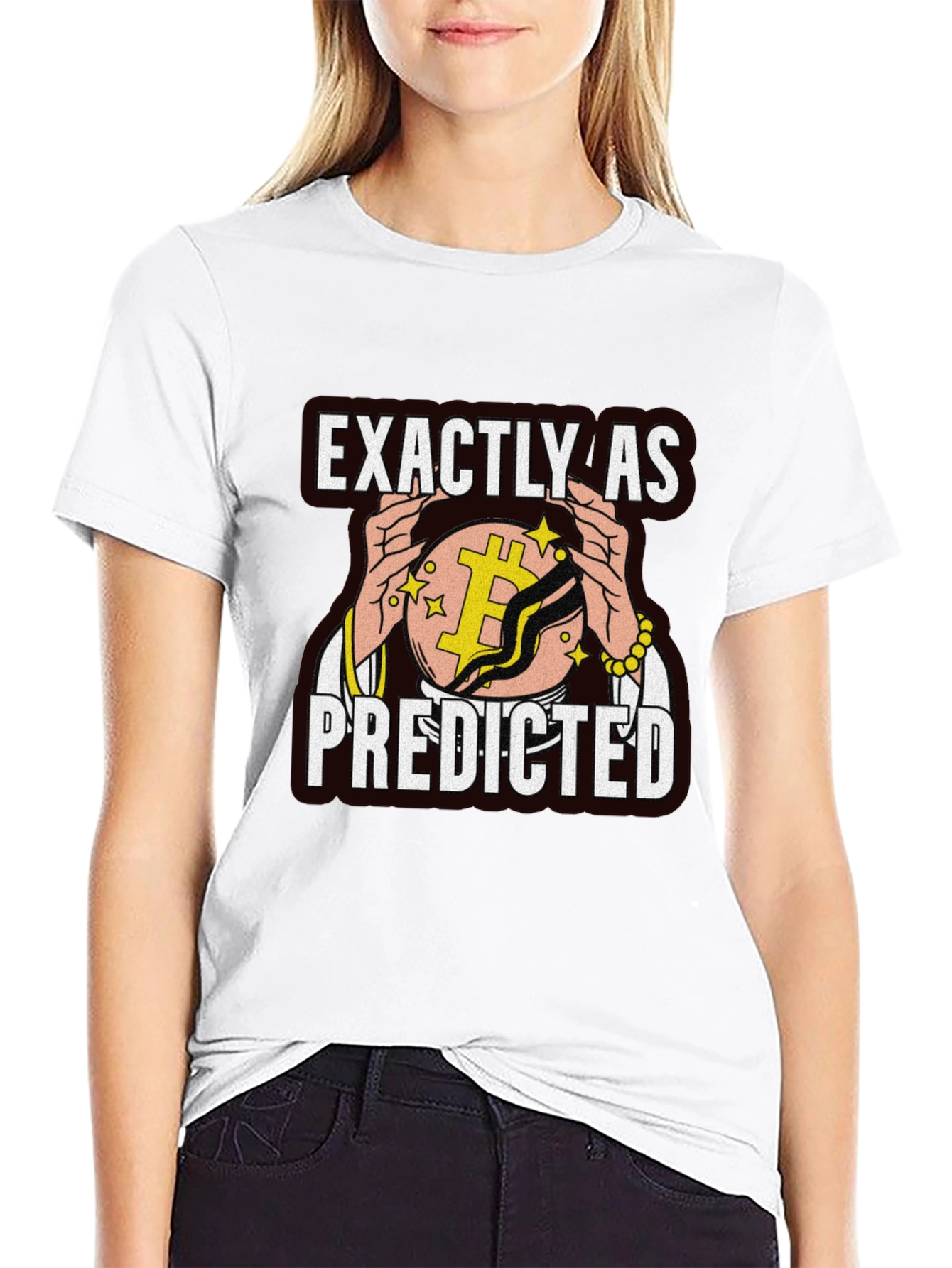 Bitcoin Prediction T-Shirt Crypto Tee
