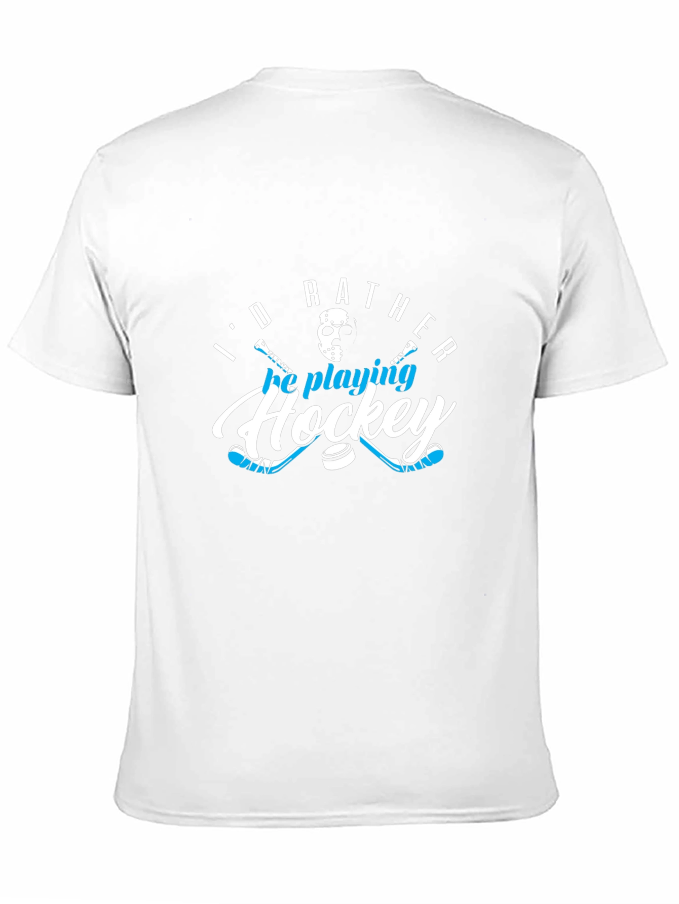 Id Rather Be Playing Hockey T-Shirt