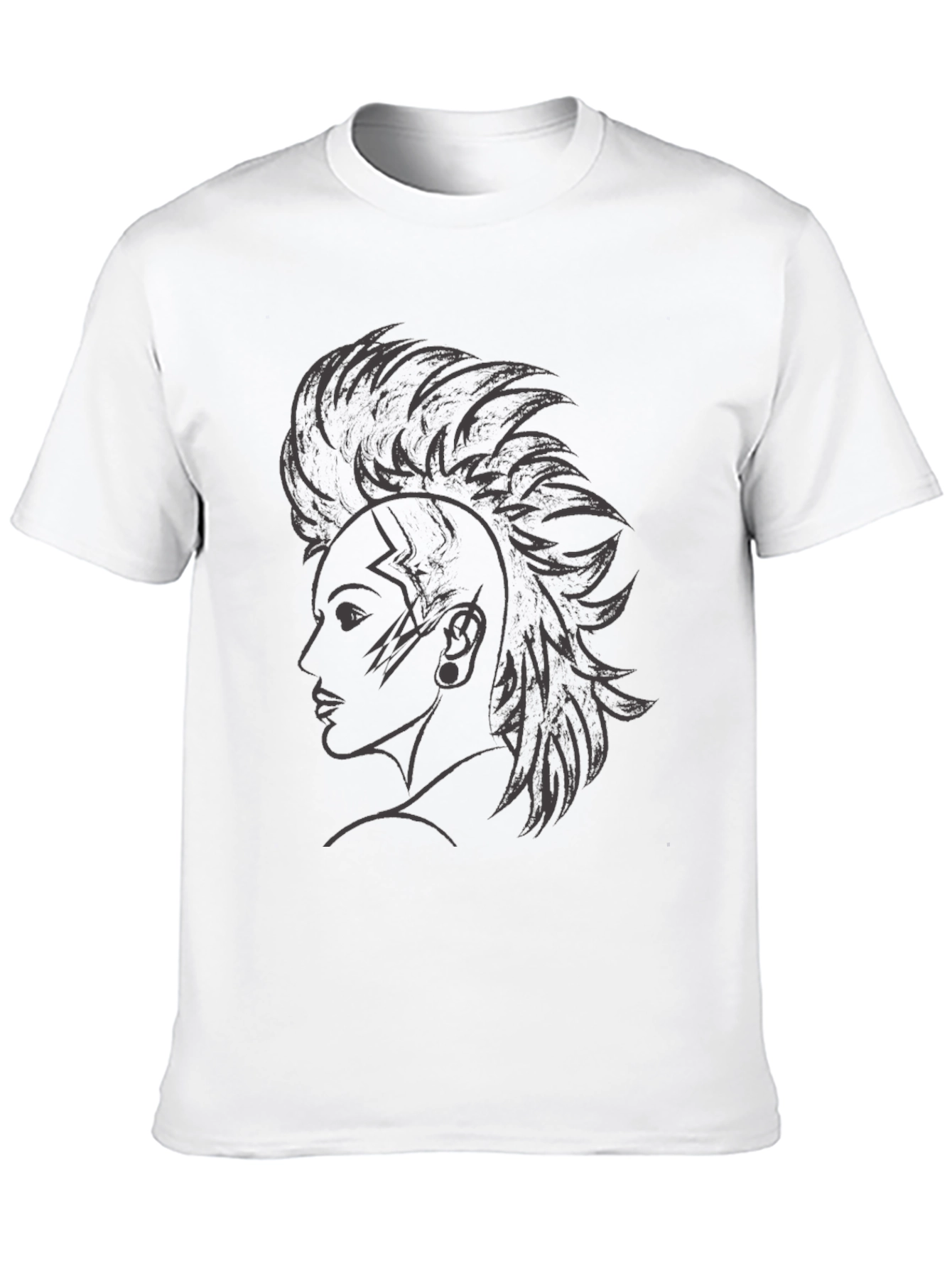 Edgy Graphic Tee - Punk Style
