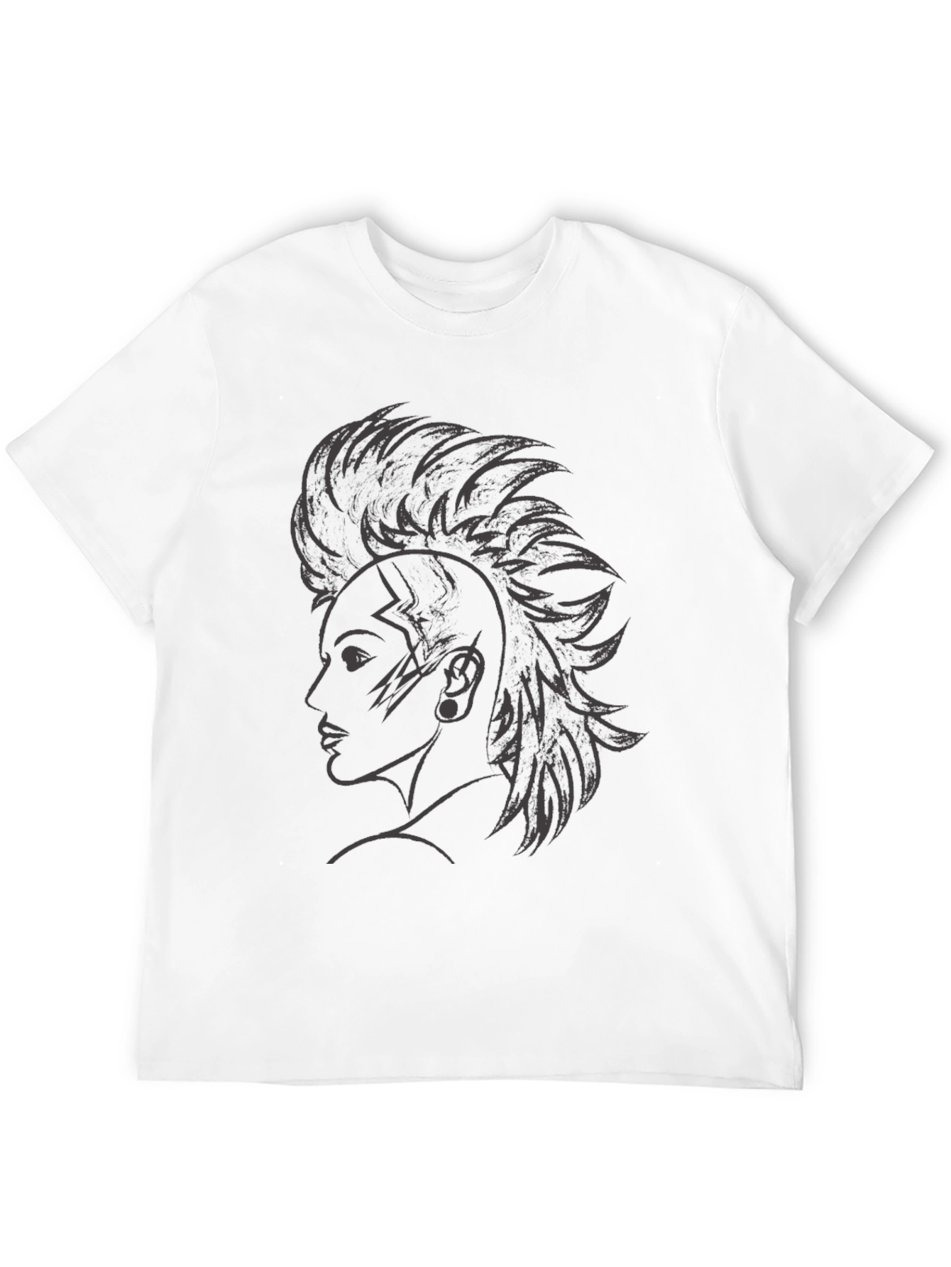 Edgy Graphic Tee - Punk Style