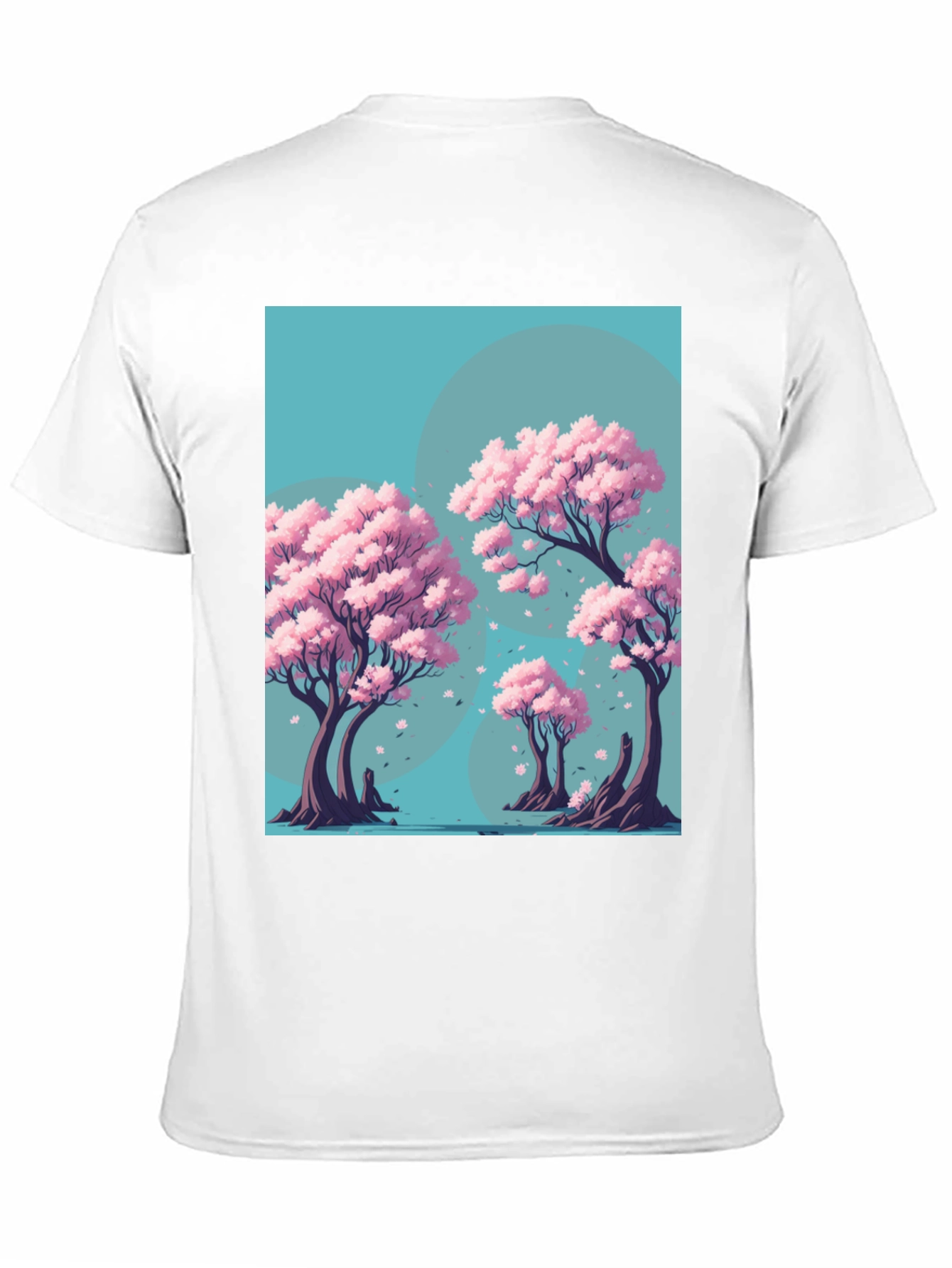 Sakura Tree Graphic Tee - Artistic Nature Design