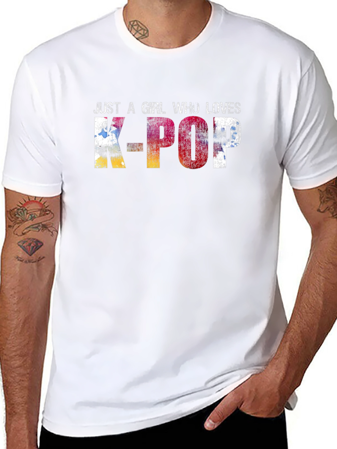 Just A Girl Who Loves K-POP T-Shirt