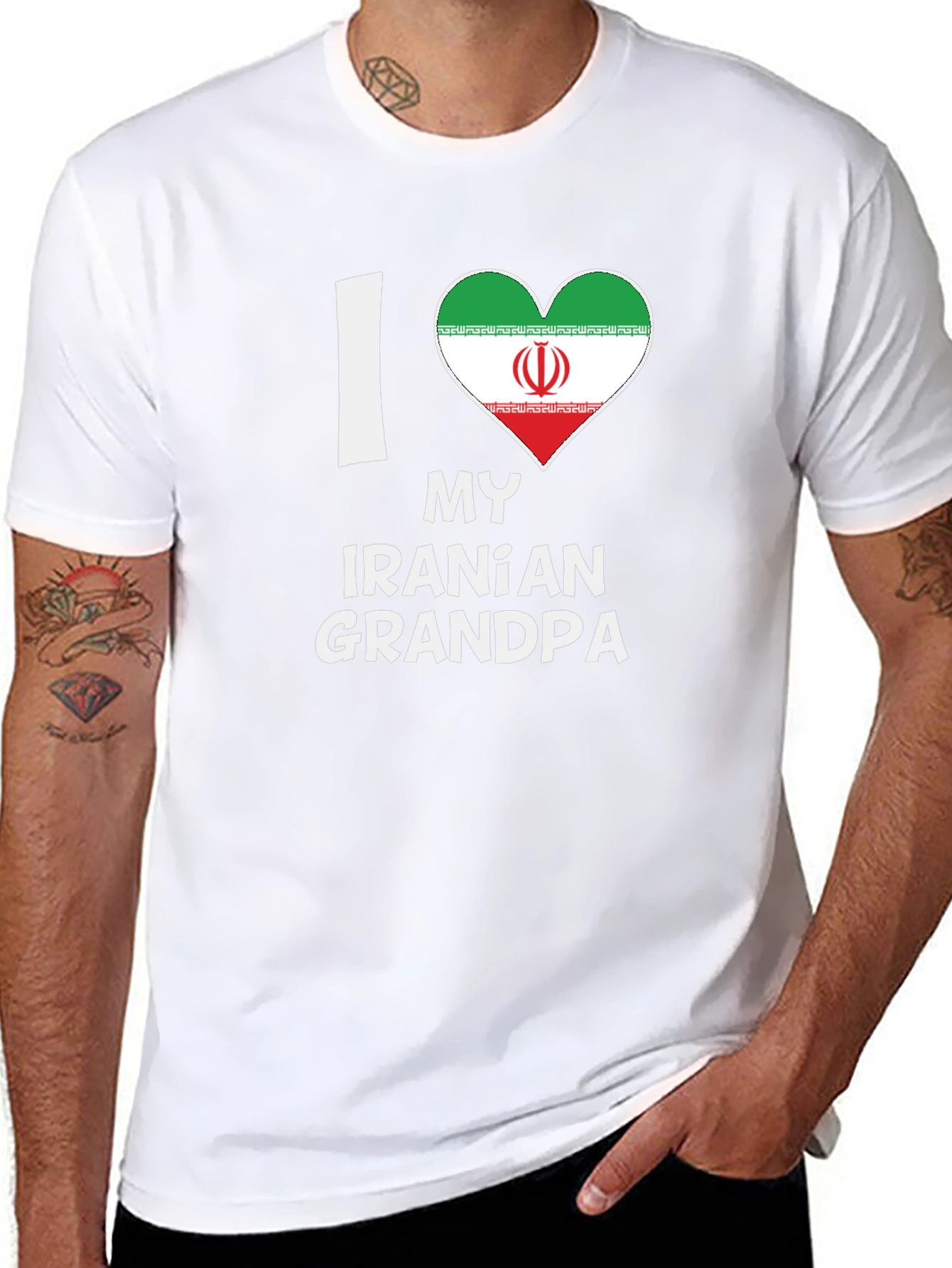 I Love My Iranian Grandpa T-Shirt