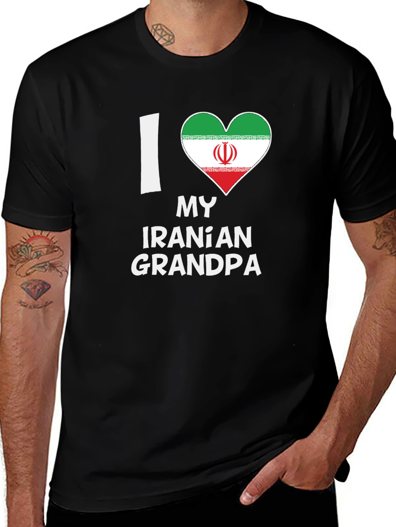 I Love My Iranian Grandpa T-Shirt