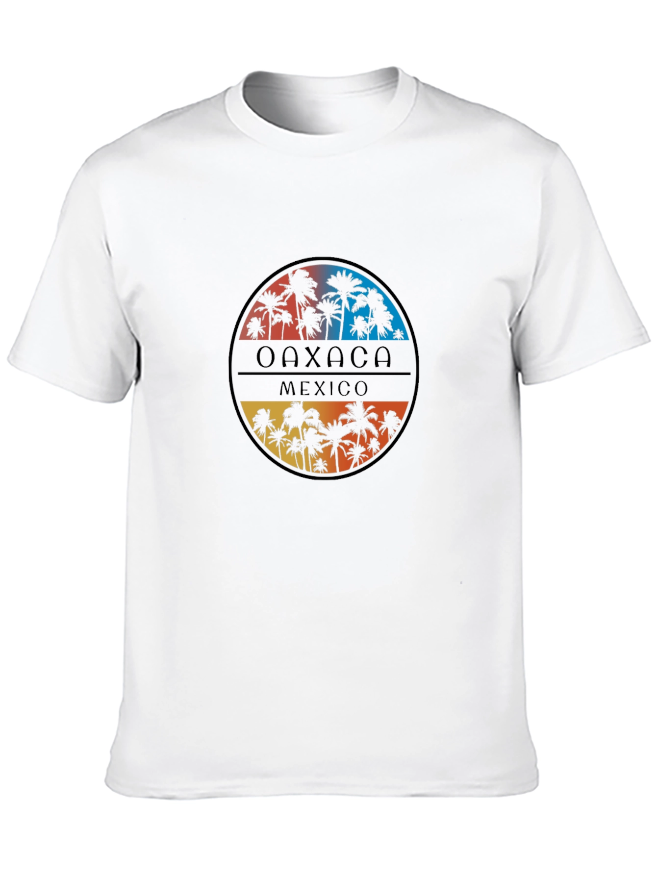 Oaxaca Mexico Palm Tree Graphic T-Shirt