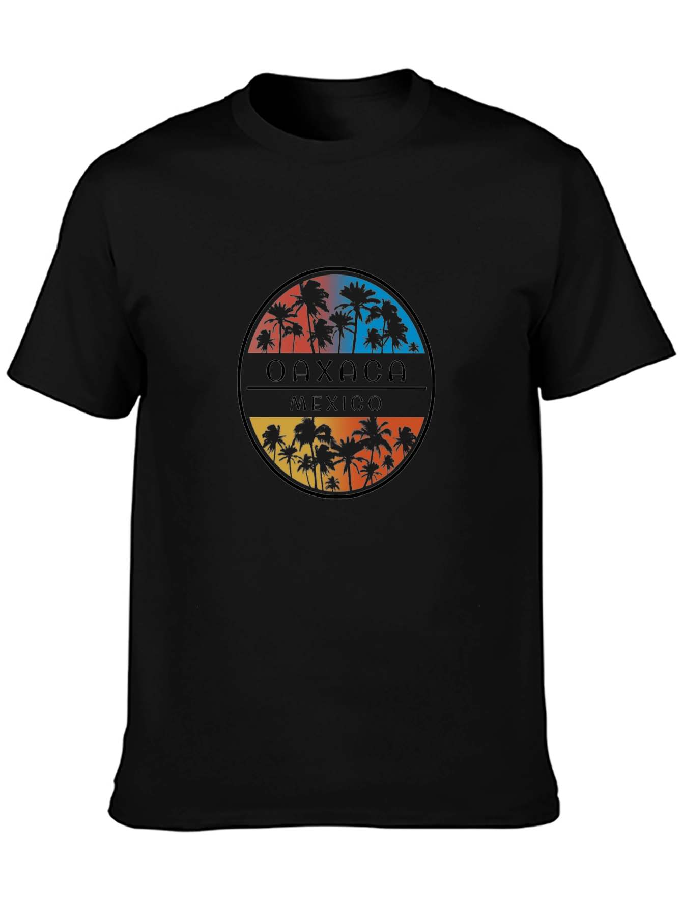 Oaxaca Mexico Palm Tree Graphic T-Shirt