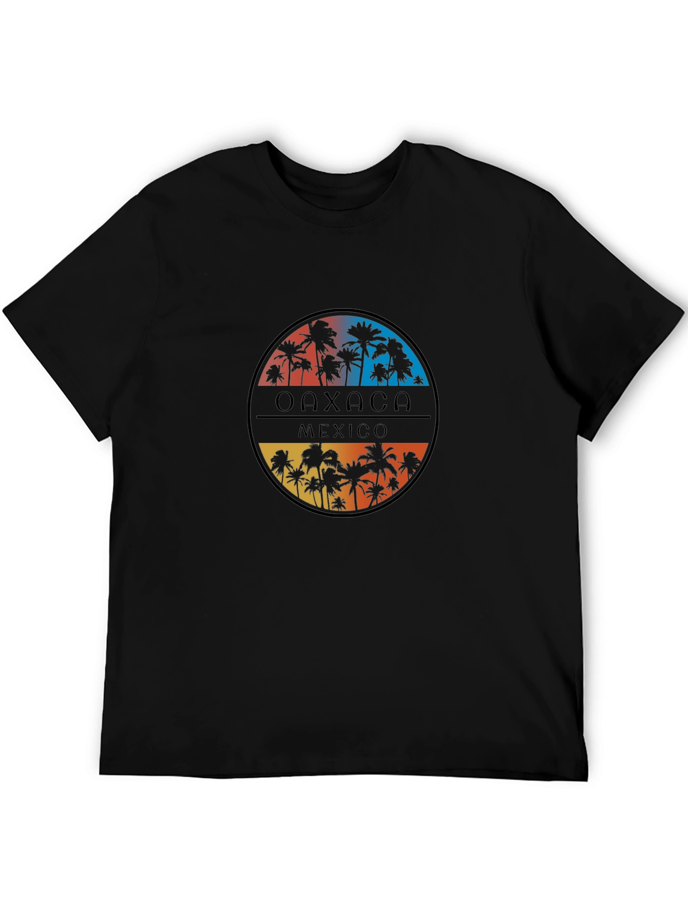 Oaxaca Mexico Palm Tree Graphic T-Shirt