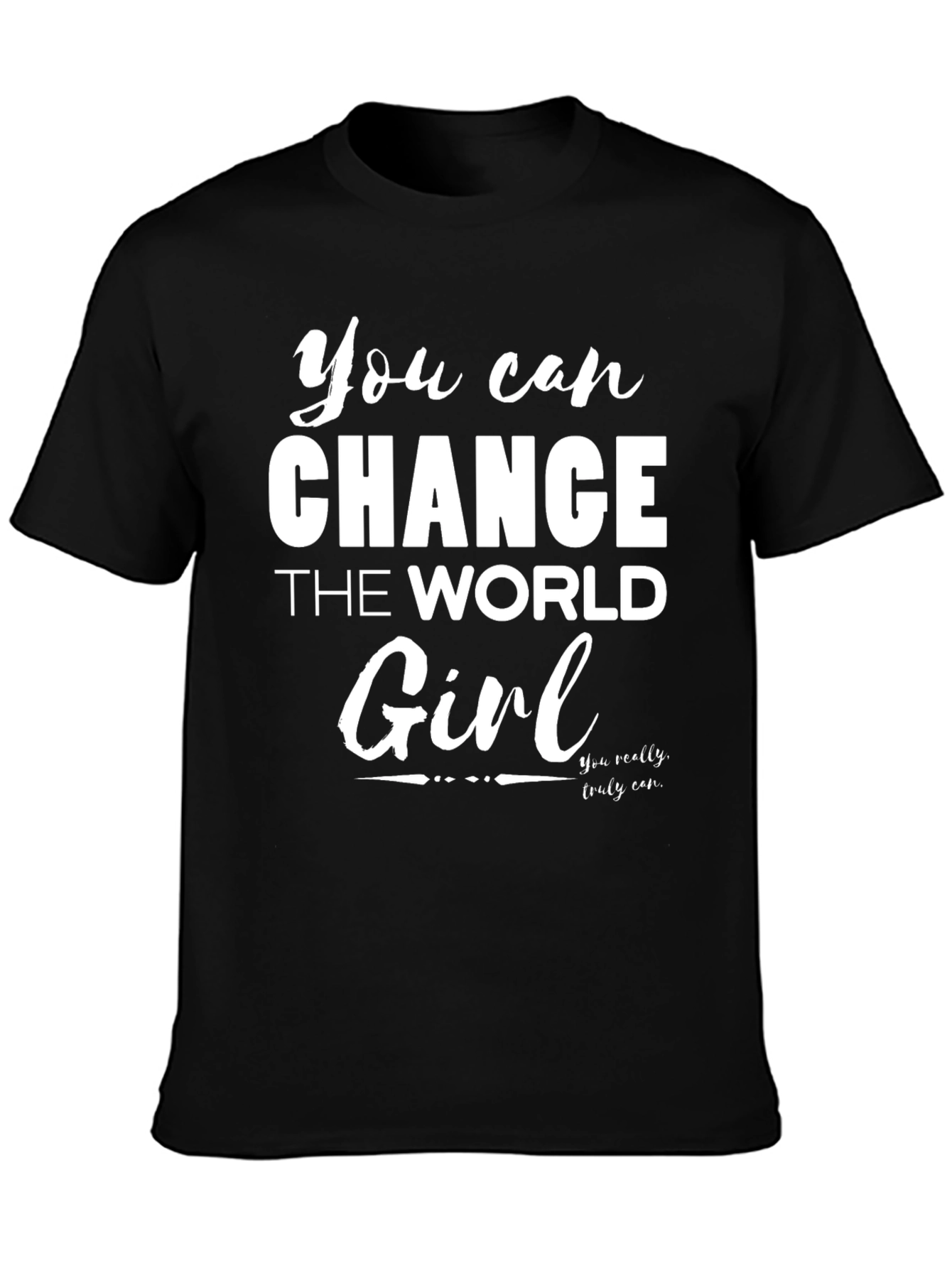 Inspirational Change the World Graphic Tee