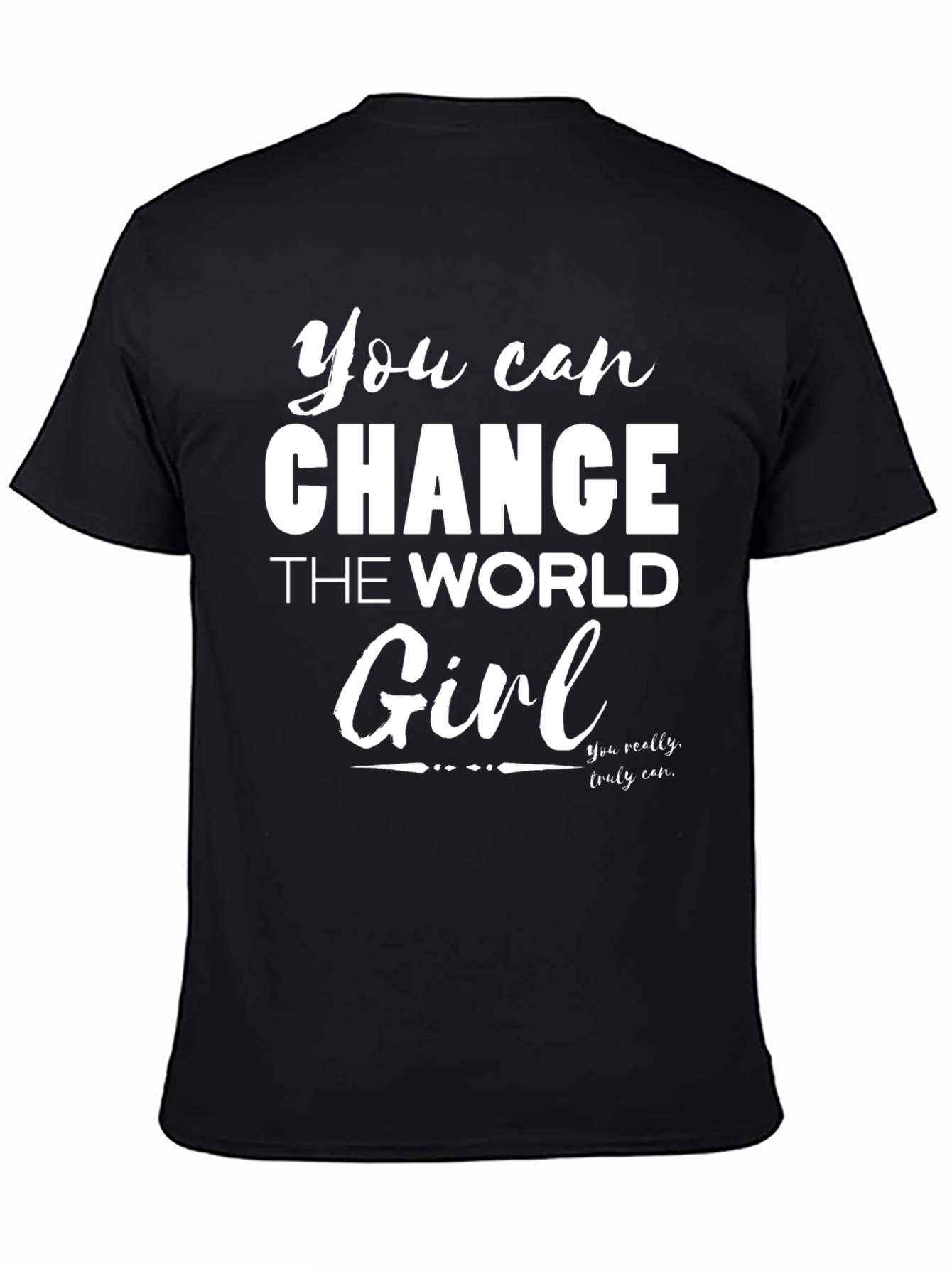 Inspirational Change the World Graphic Tee
