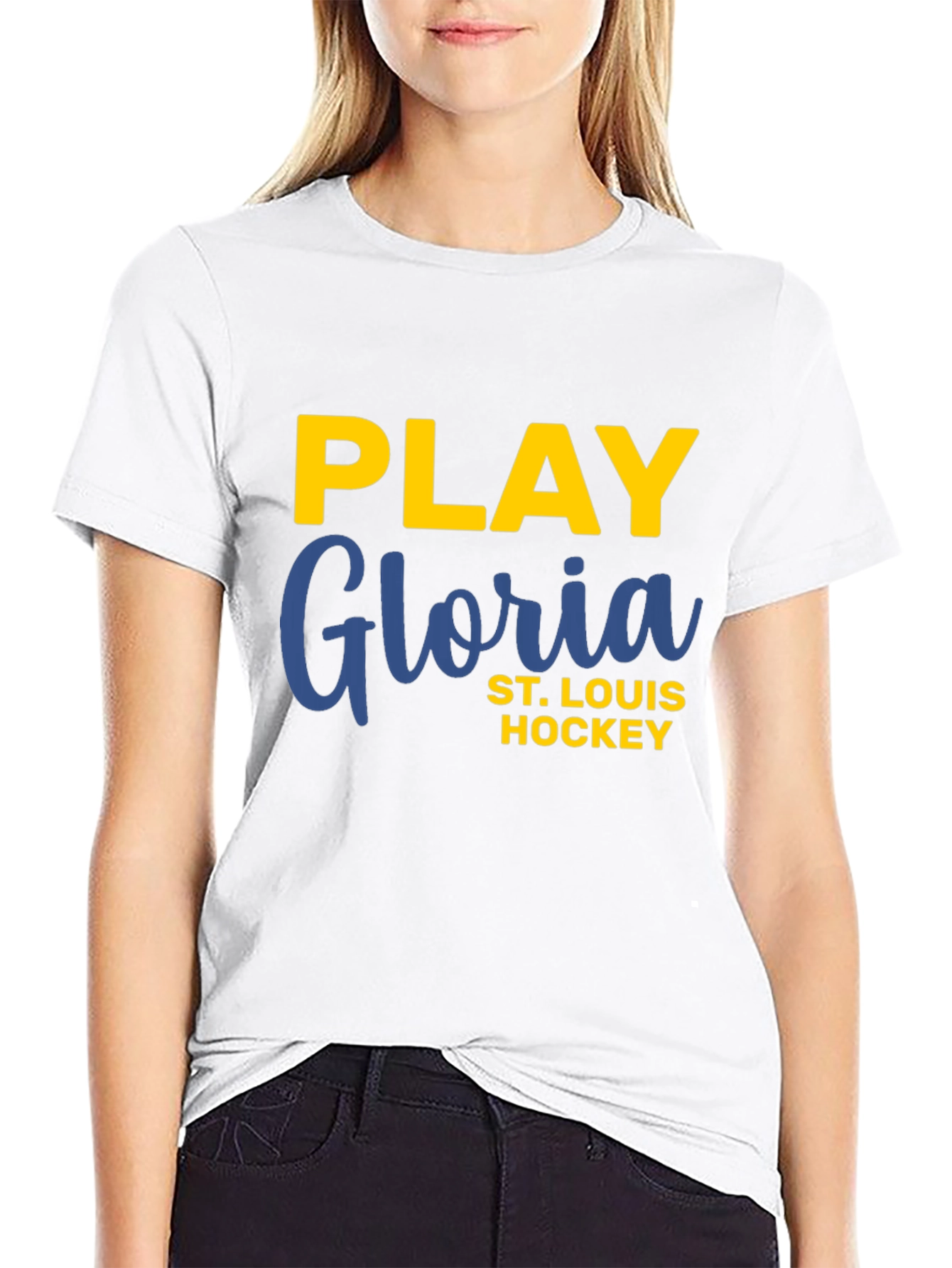 St. Louis Hockey Gloria T-Shirt