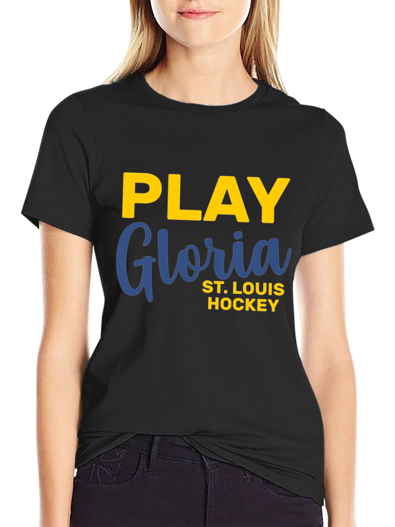 St. Louis Hockey Gloria T-Shirt
