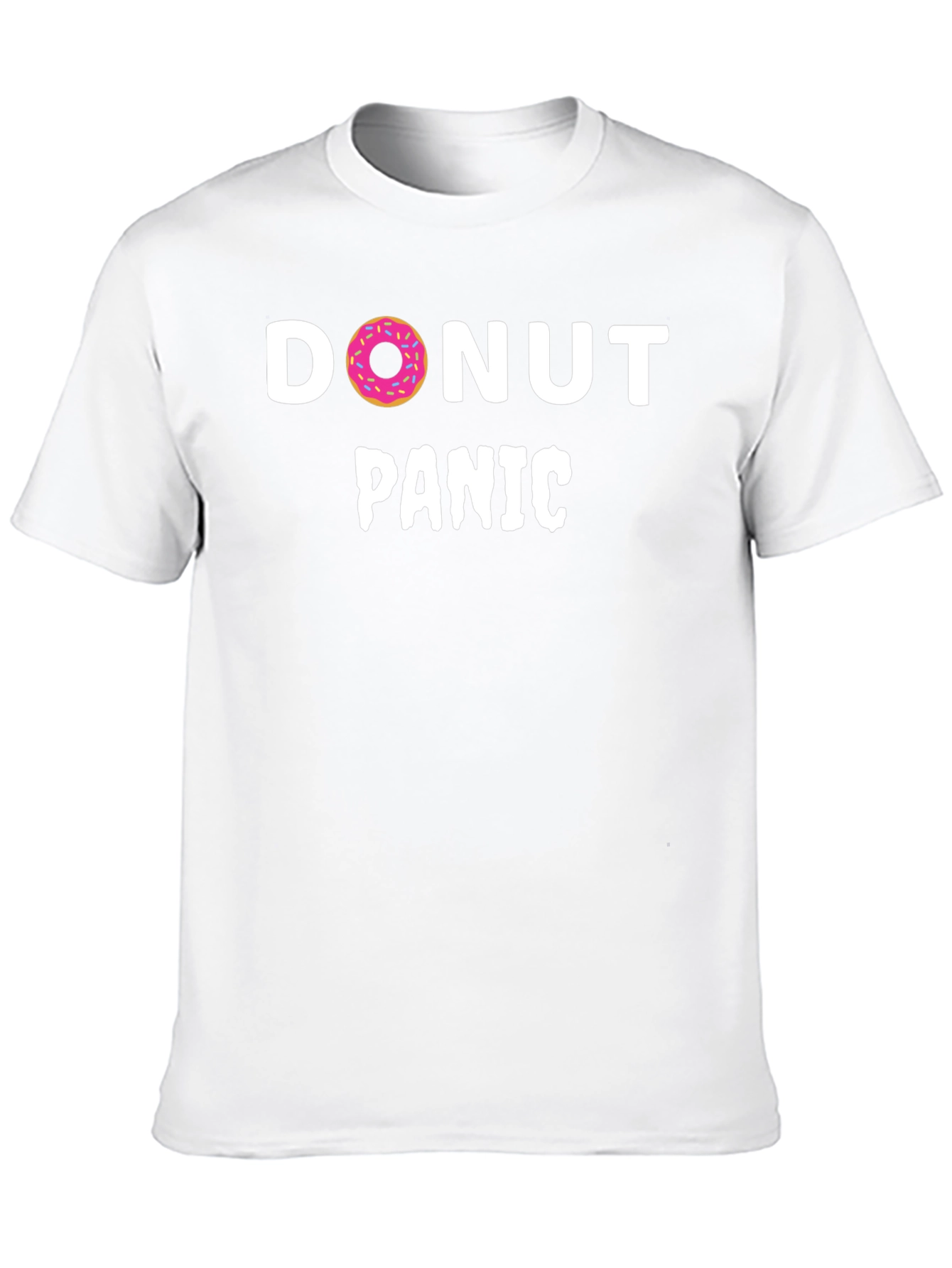 Donut Panic T-Shirt - Funny Graphic Tee
