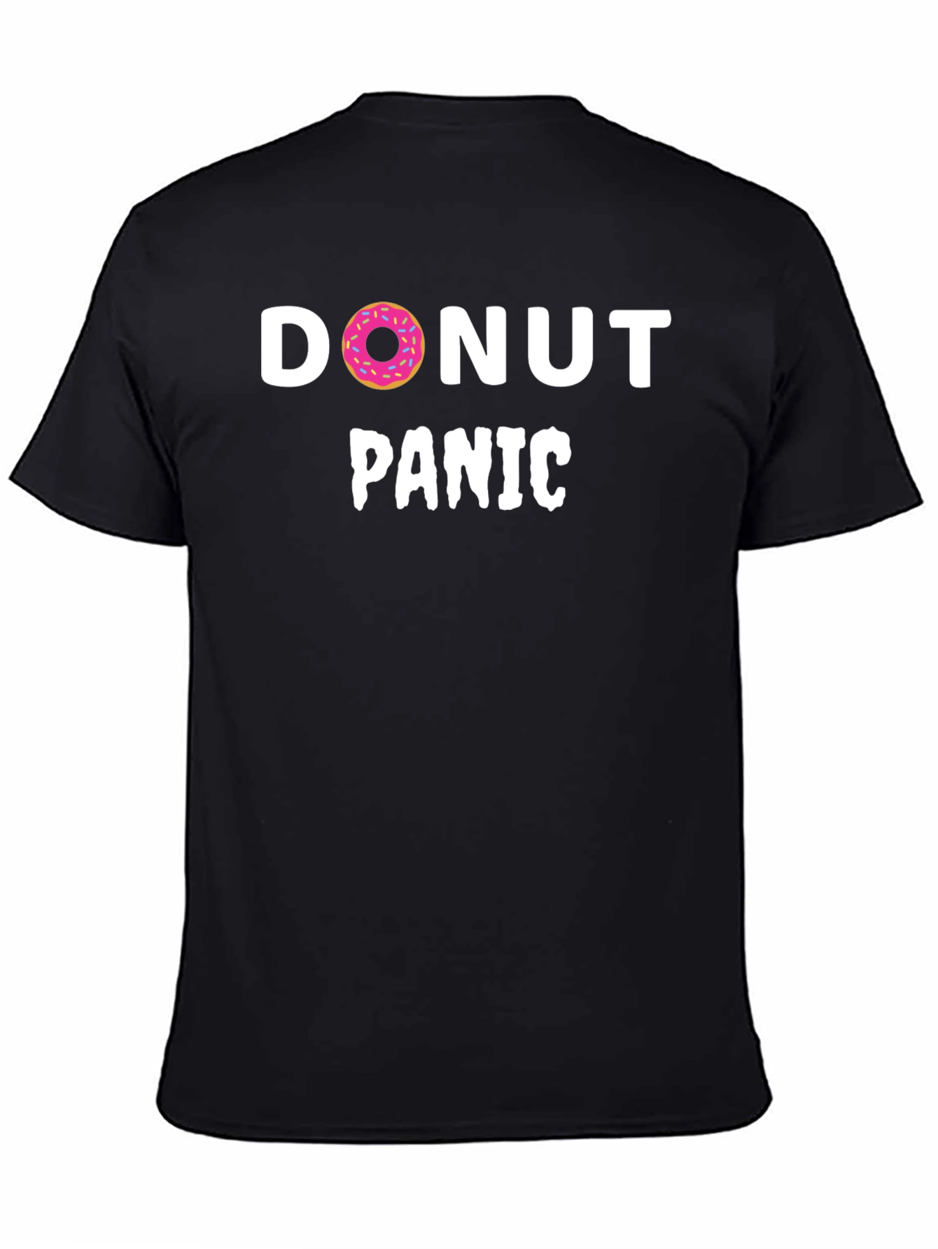 Donut Panic T-Shirt - Funny Graphic Tee