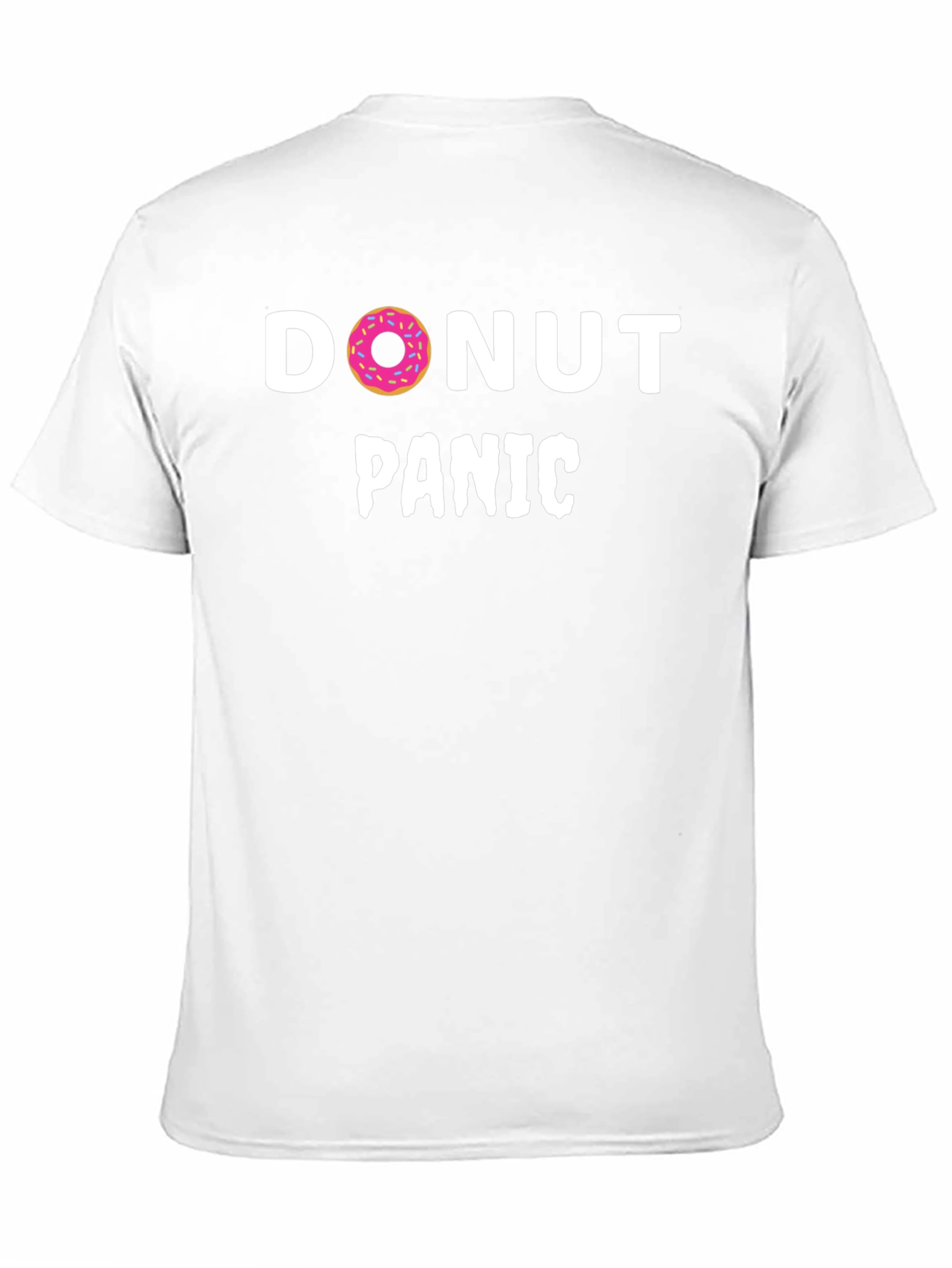 Donut Panic T-Shirt - Funny Graphic Tee