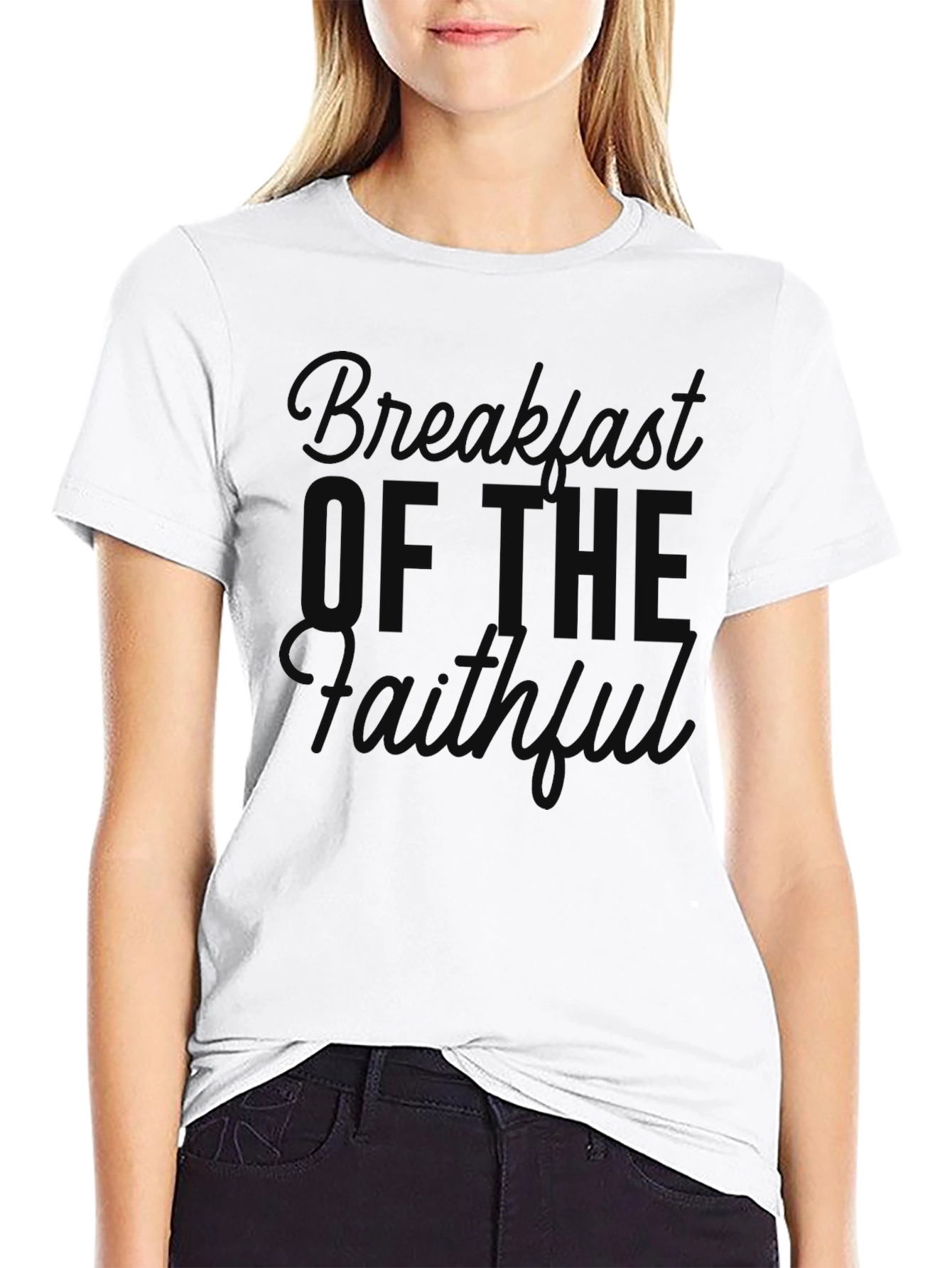 Breakfast of the Faithful T-Shirt - Premium Soft Cotton