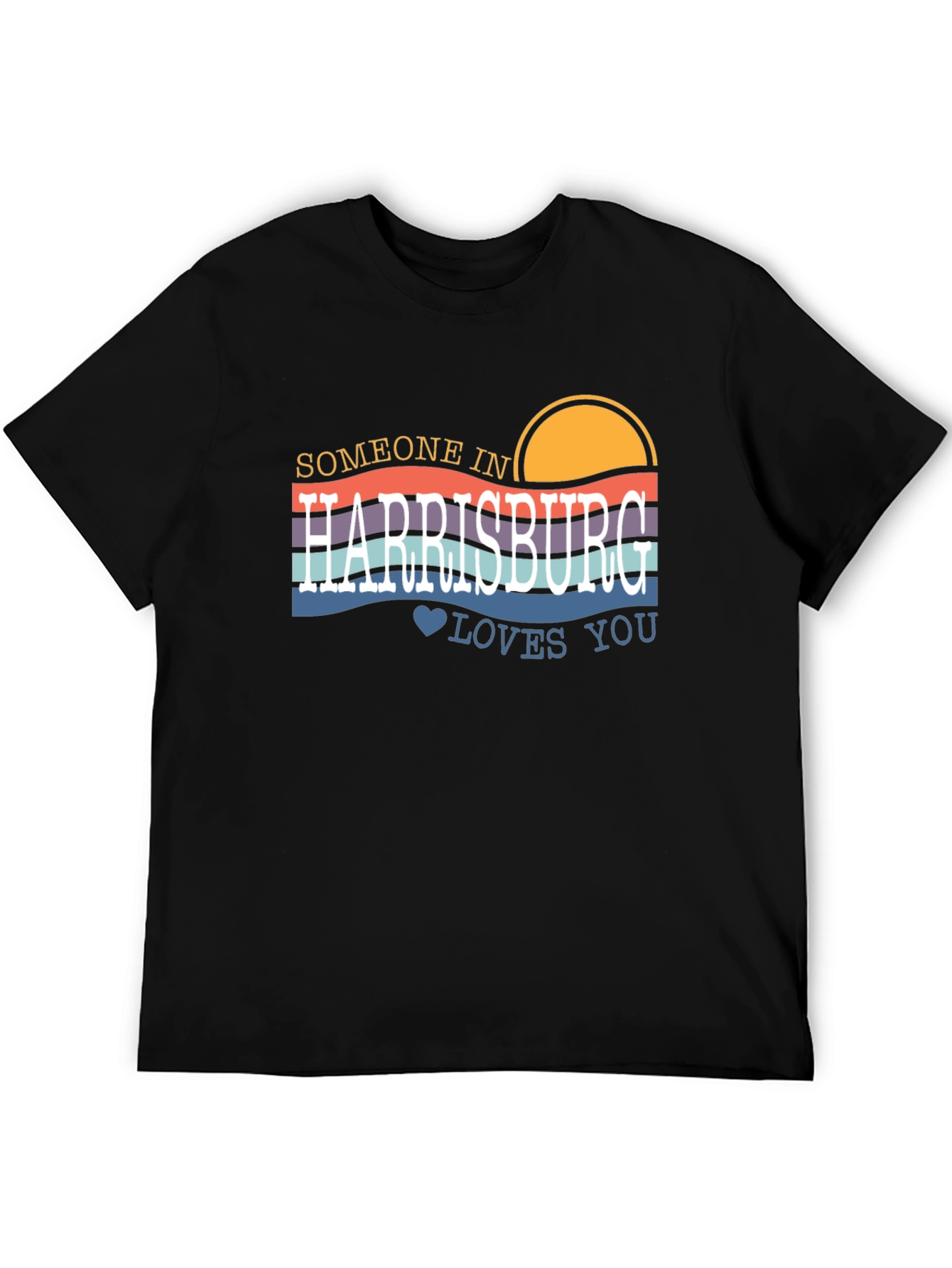 Harrisburg Love Graphic Tee - Retro Style