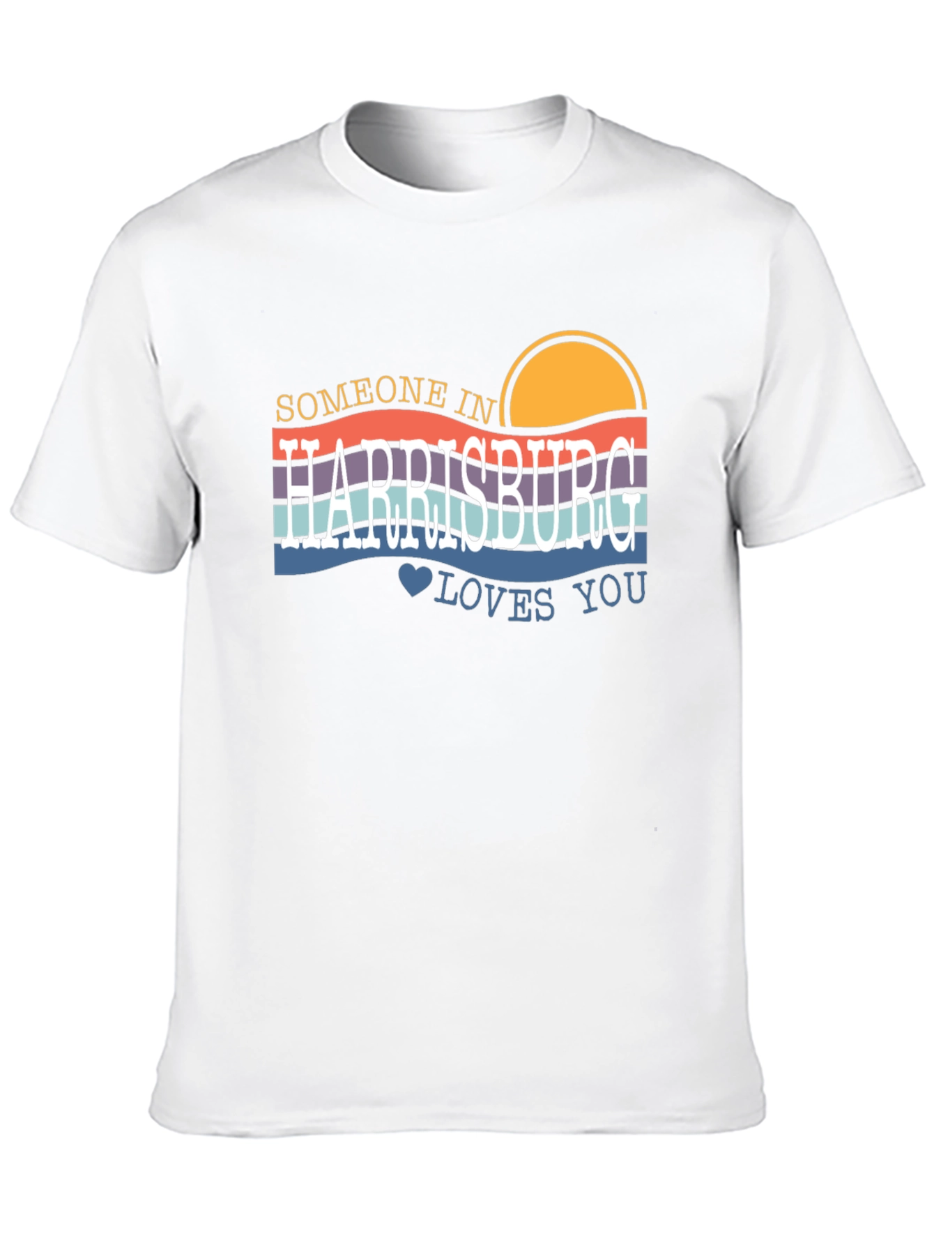 Harrisburg Love Graphic Tee - Retro Style