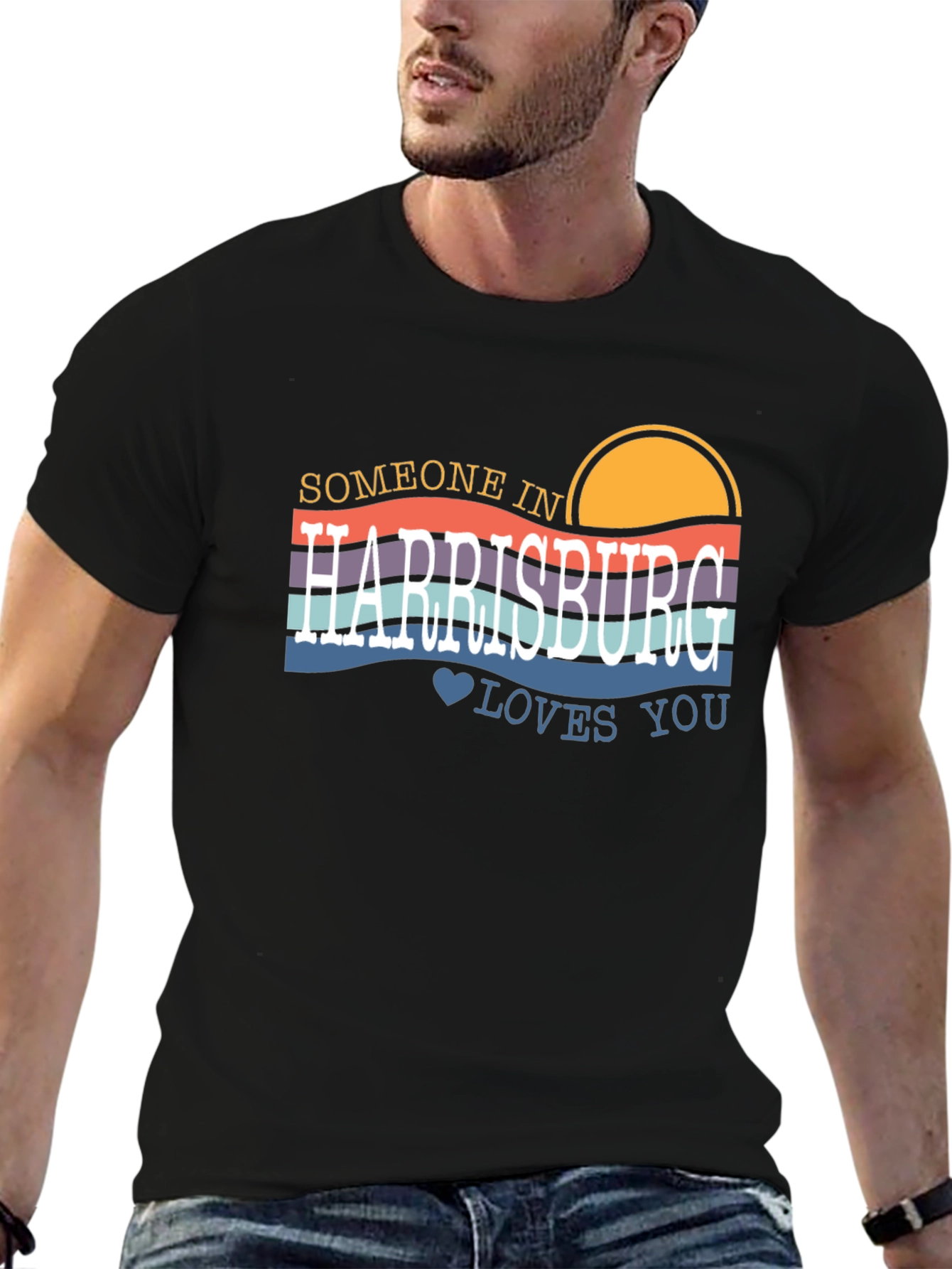 Harrisburg Love Graphic Tee - Retro Style