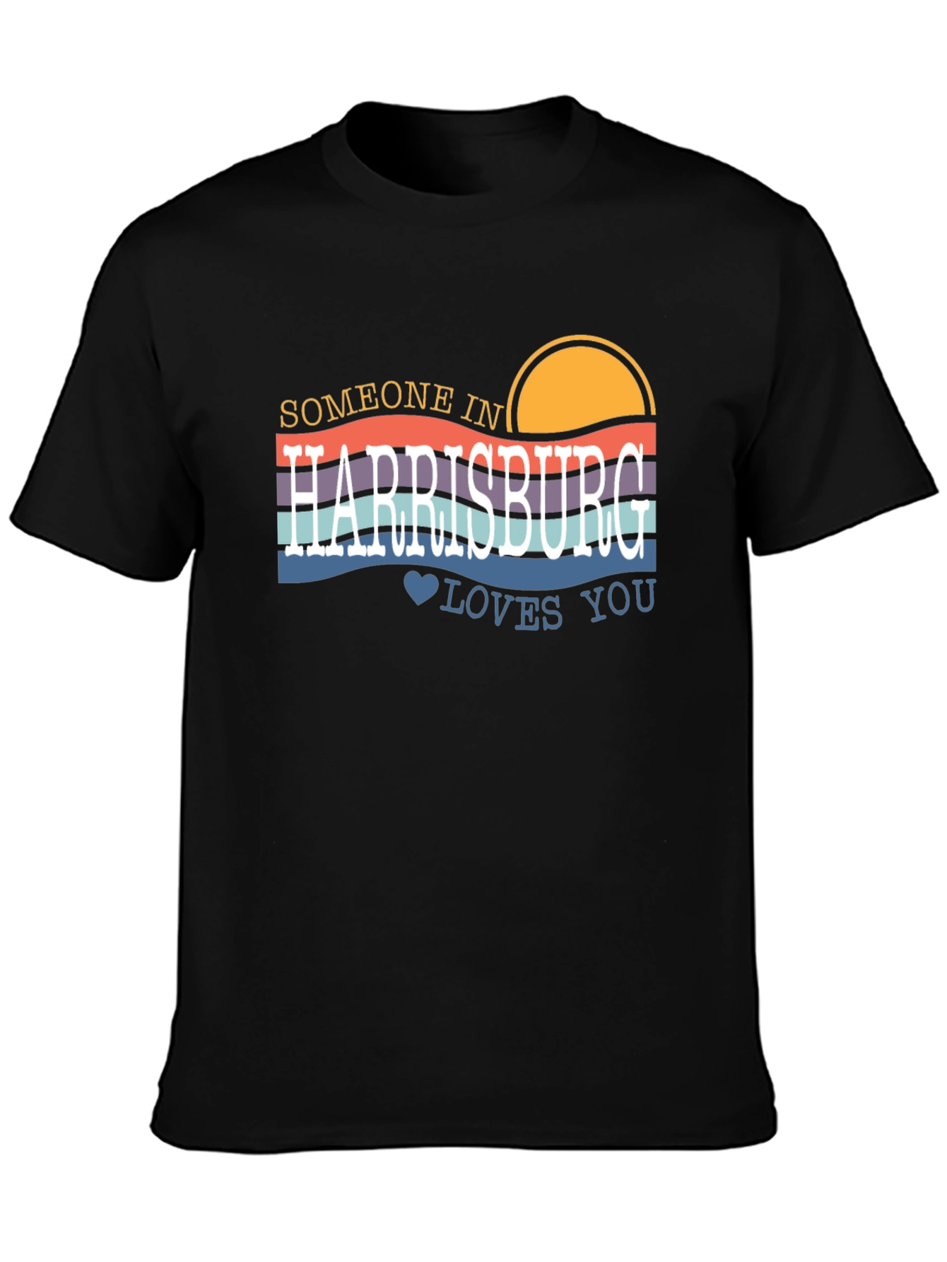 Harrisburg Love Graphic Tee - Retro Style