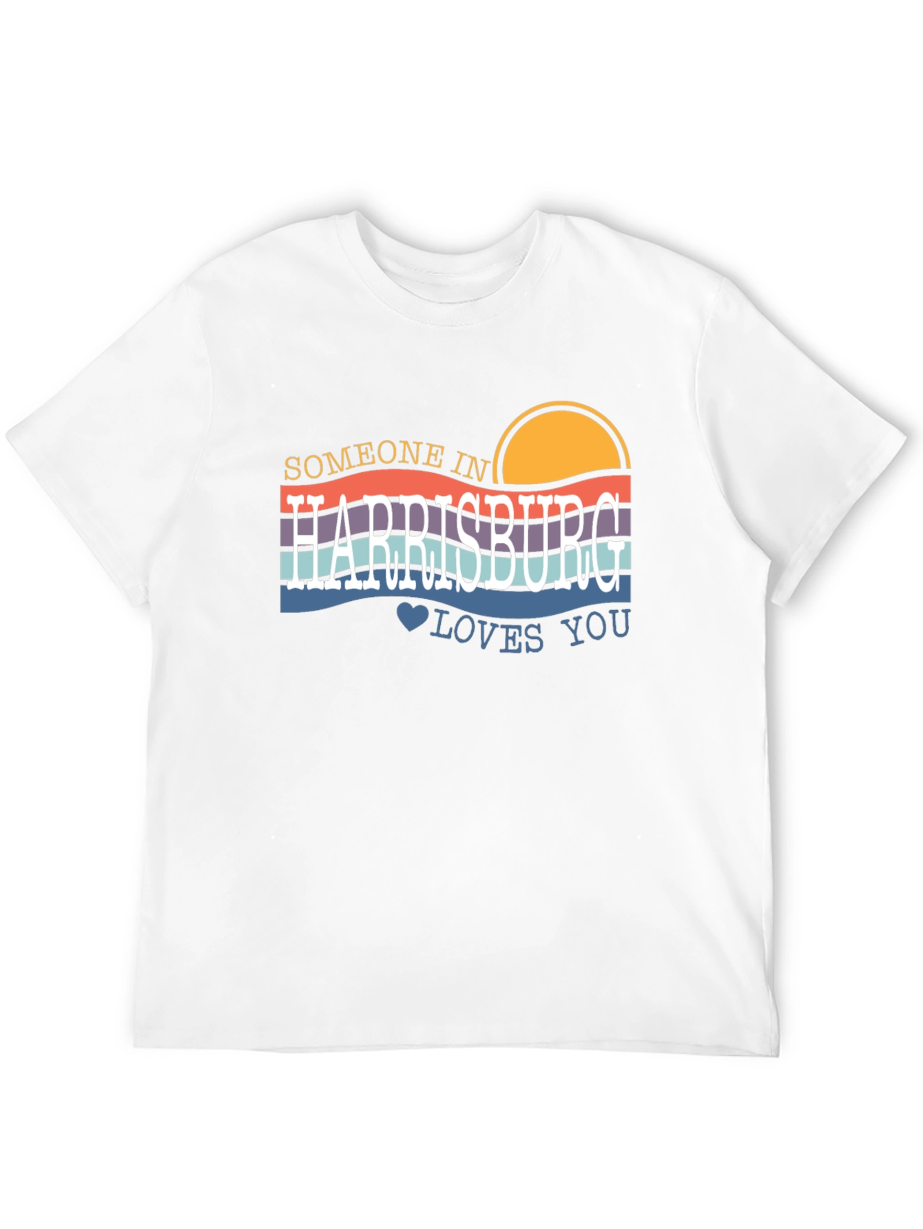 Harrisburg Love Graphic Tee - Retro Style