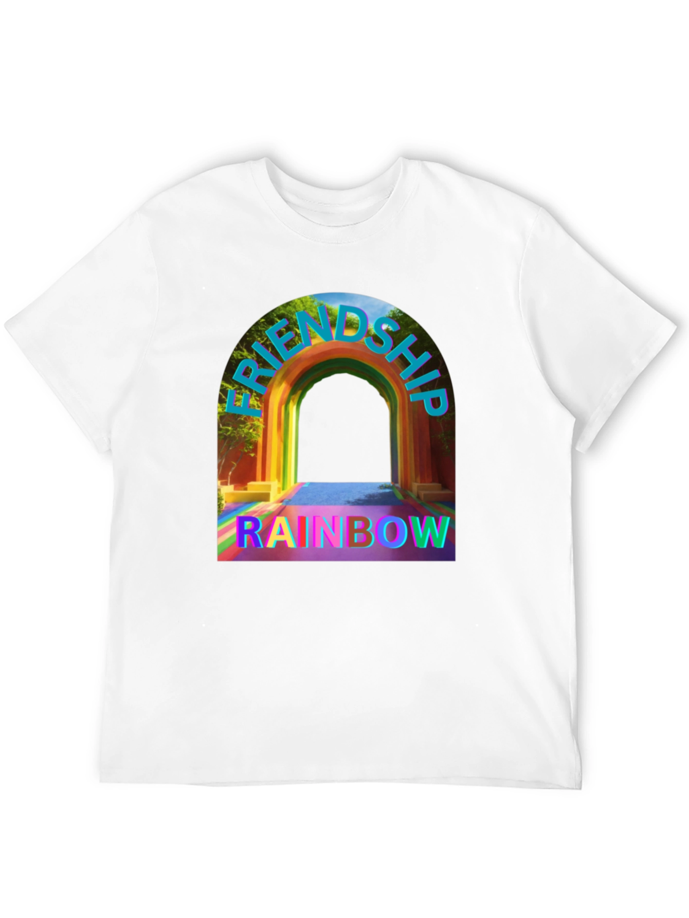Friendship Rainbow Graphic Tee