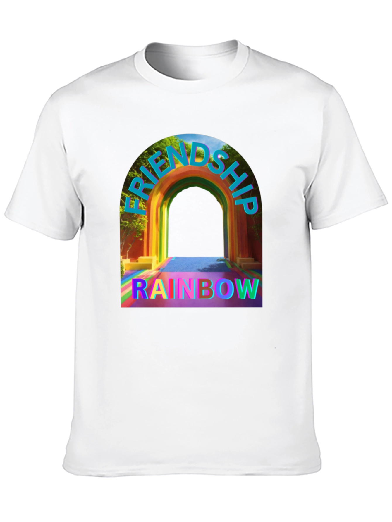 Friendship Rainbow Graphic Tee