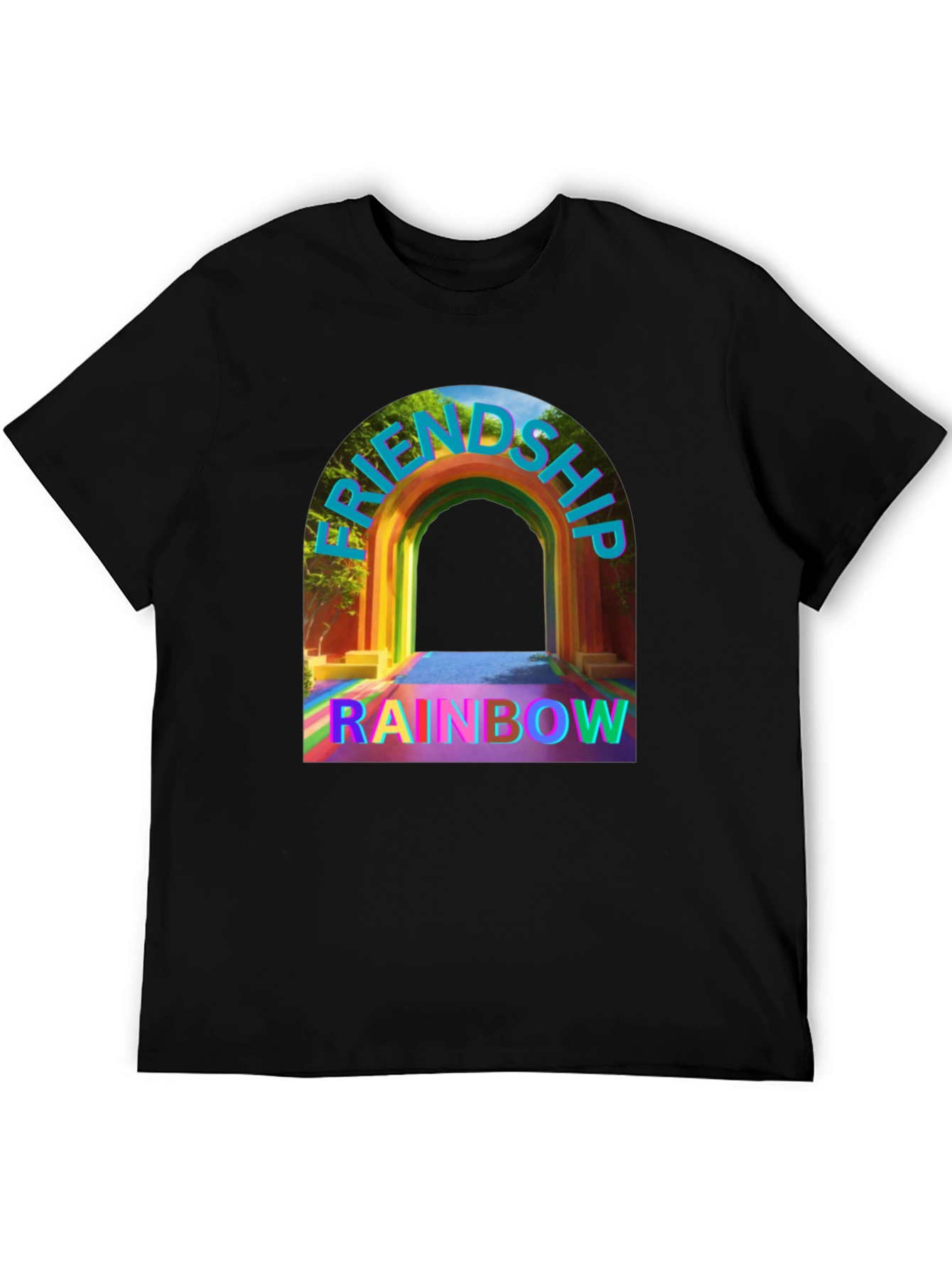 Friendship Rainbow Graphic Tee