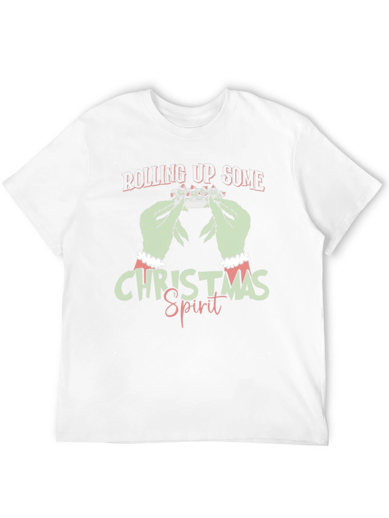 Rolling Up Christmas Spirit Grinch T-Shirt