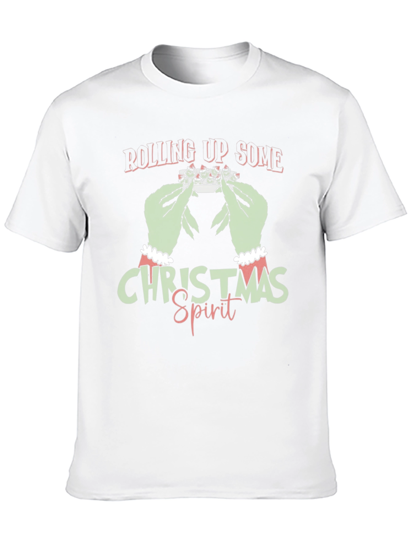 Rolling Up Christmas Spirit Grinch T-Shirt