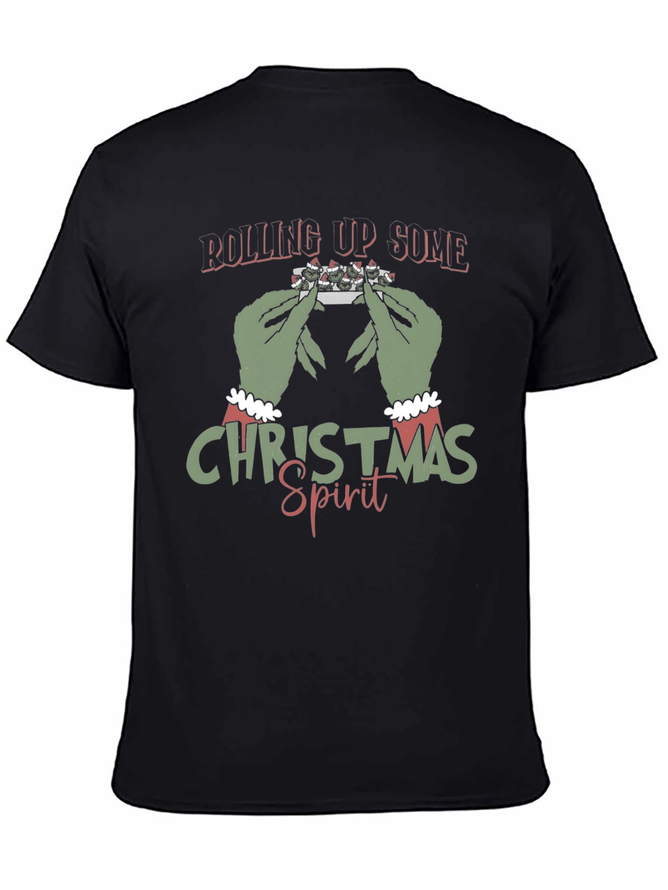 Rolling Up Christmas Spirit Grinch T-Shirt