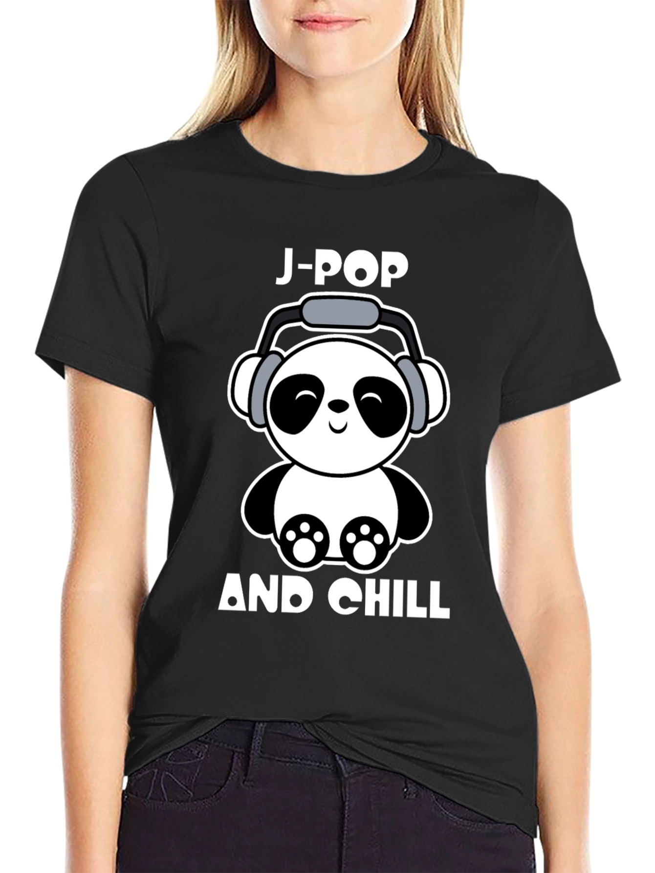 J-Pop and Chill Panda T-Shirt