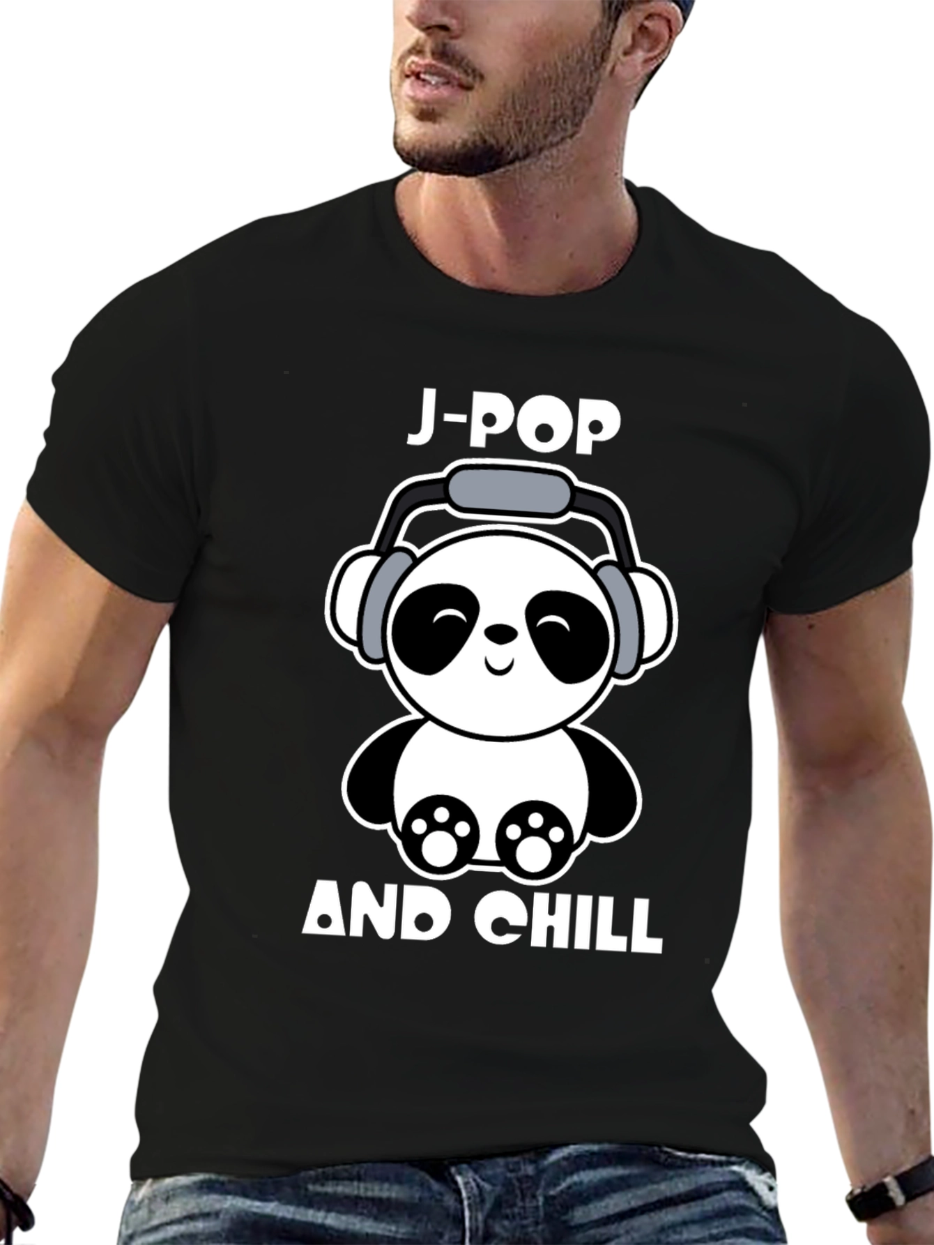 J-Pop and Chill Panda T-Shirt
