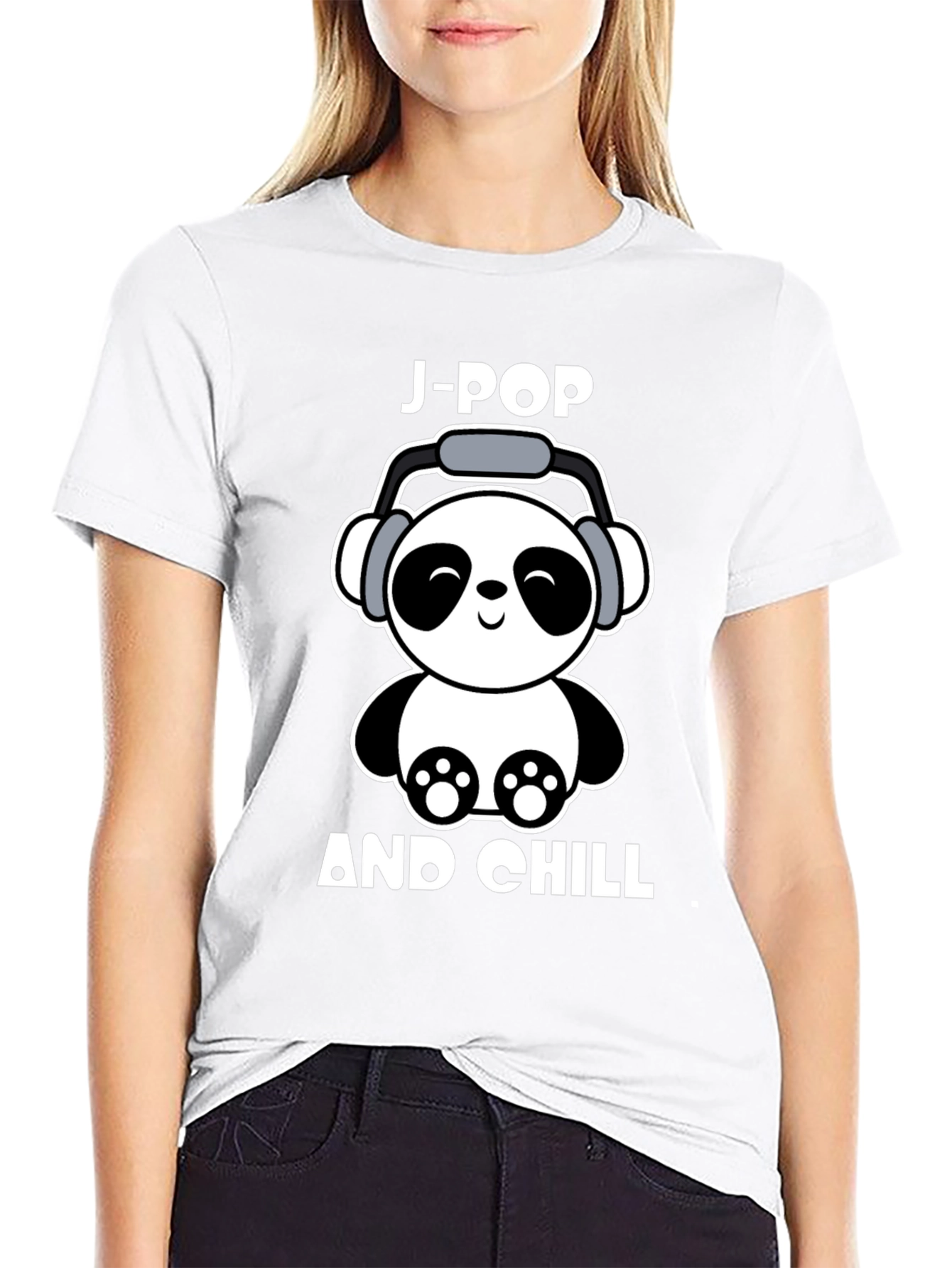 J-Pop and Chill Panda T-Shirt