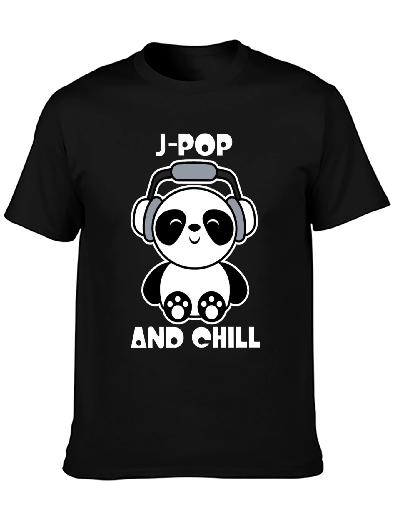J-Pop and Chill Panda T-Shirt