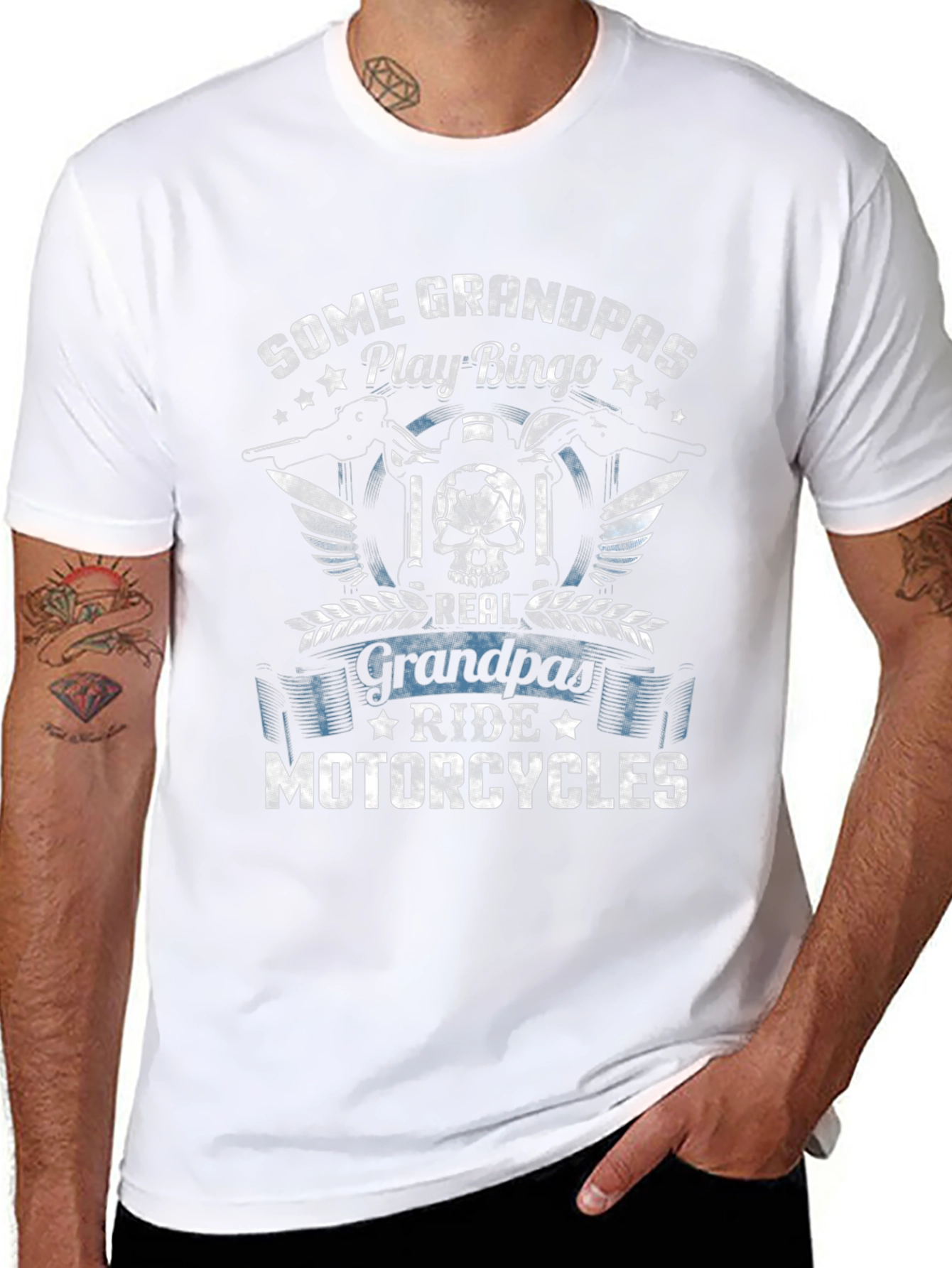 Grandpas Ride Motorcycle T-Shirt
