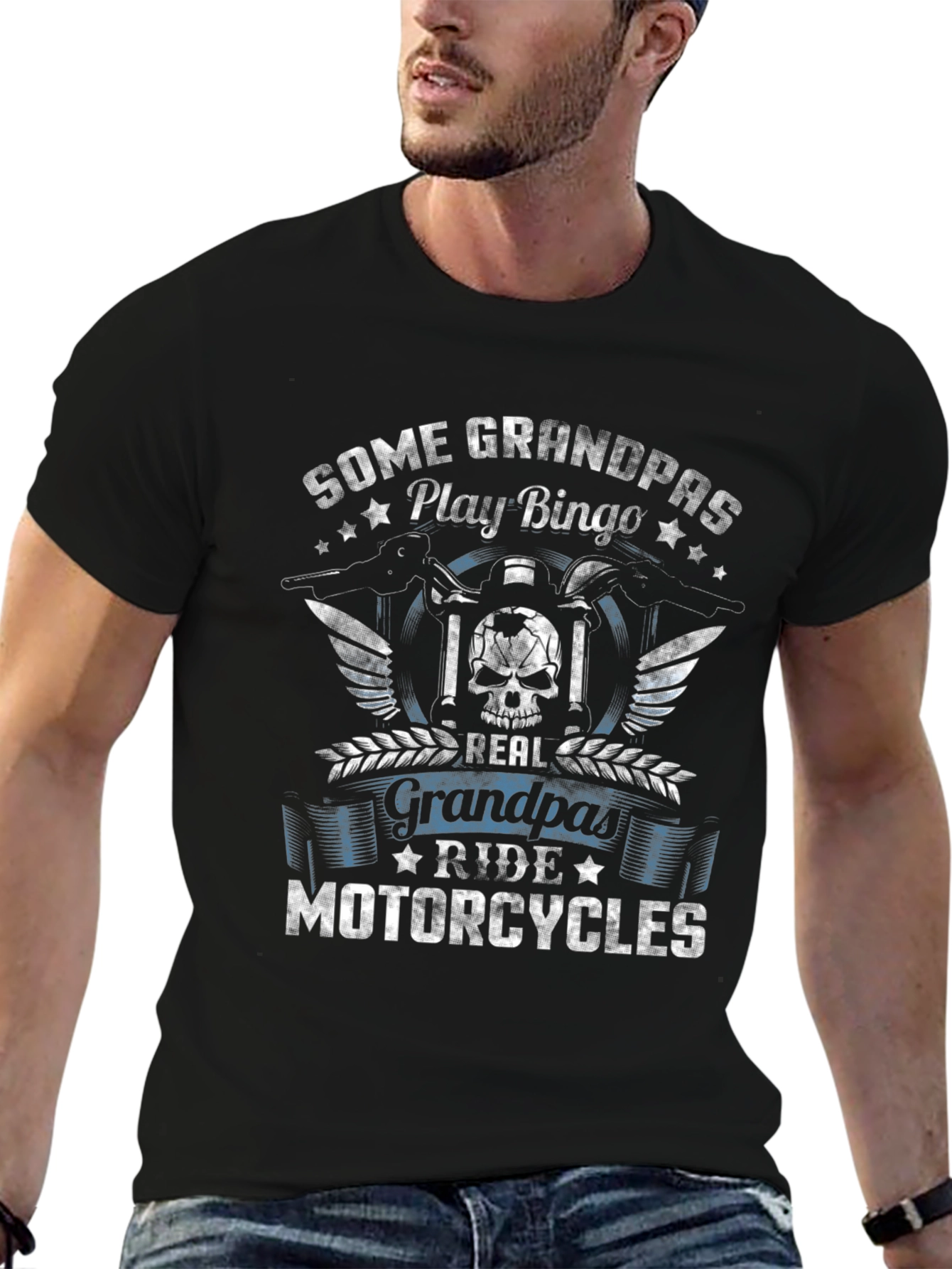 Grandpas Ride Motorcycle T-Shirt