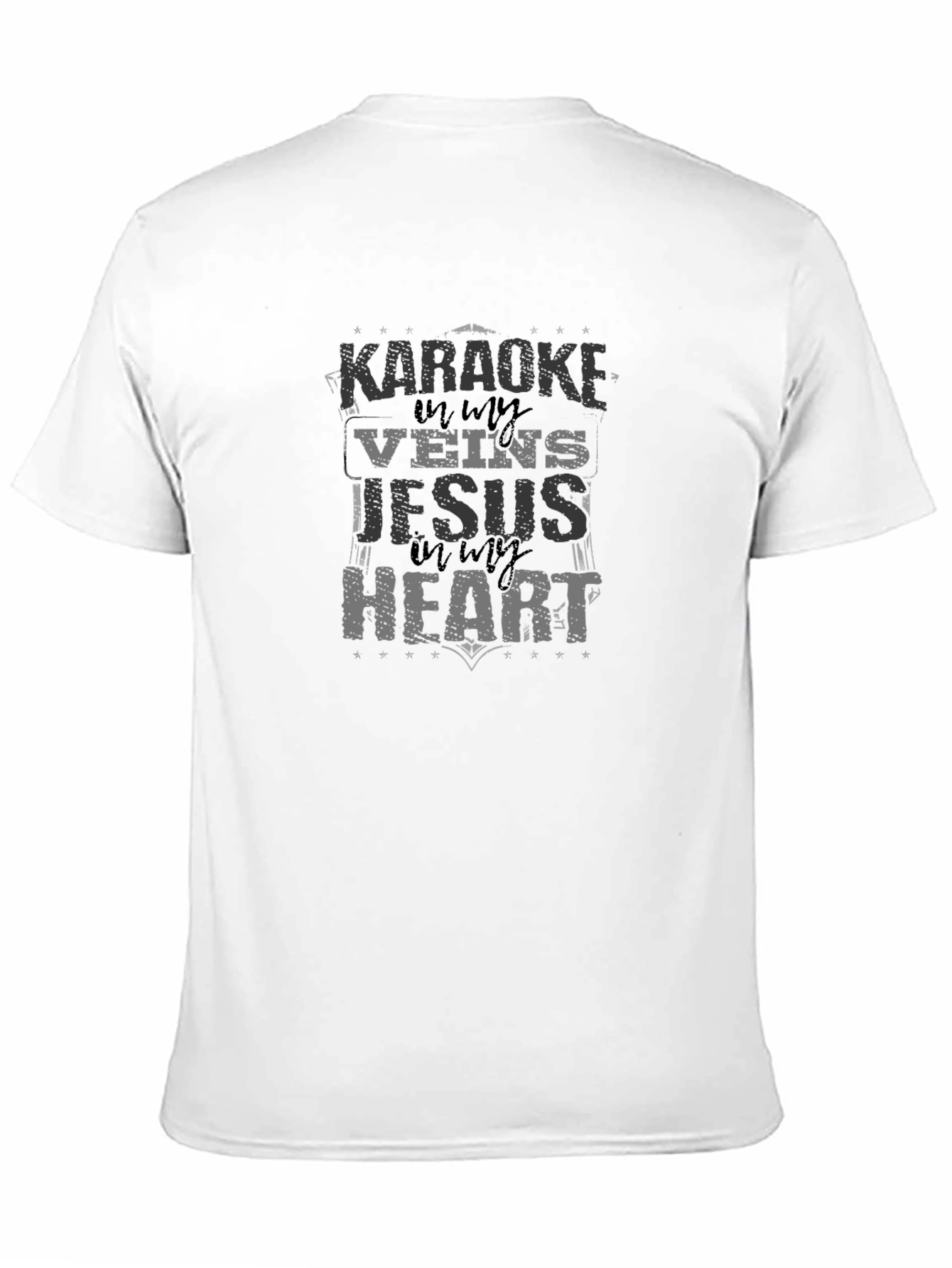 Karaoke & Jesus Black T-Shirt