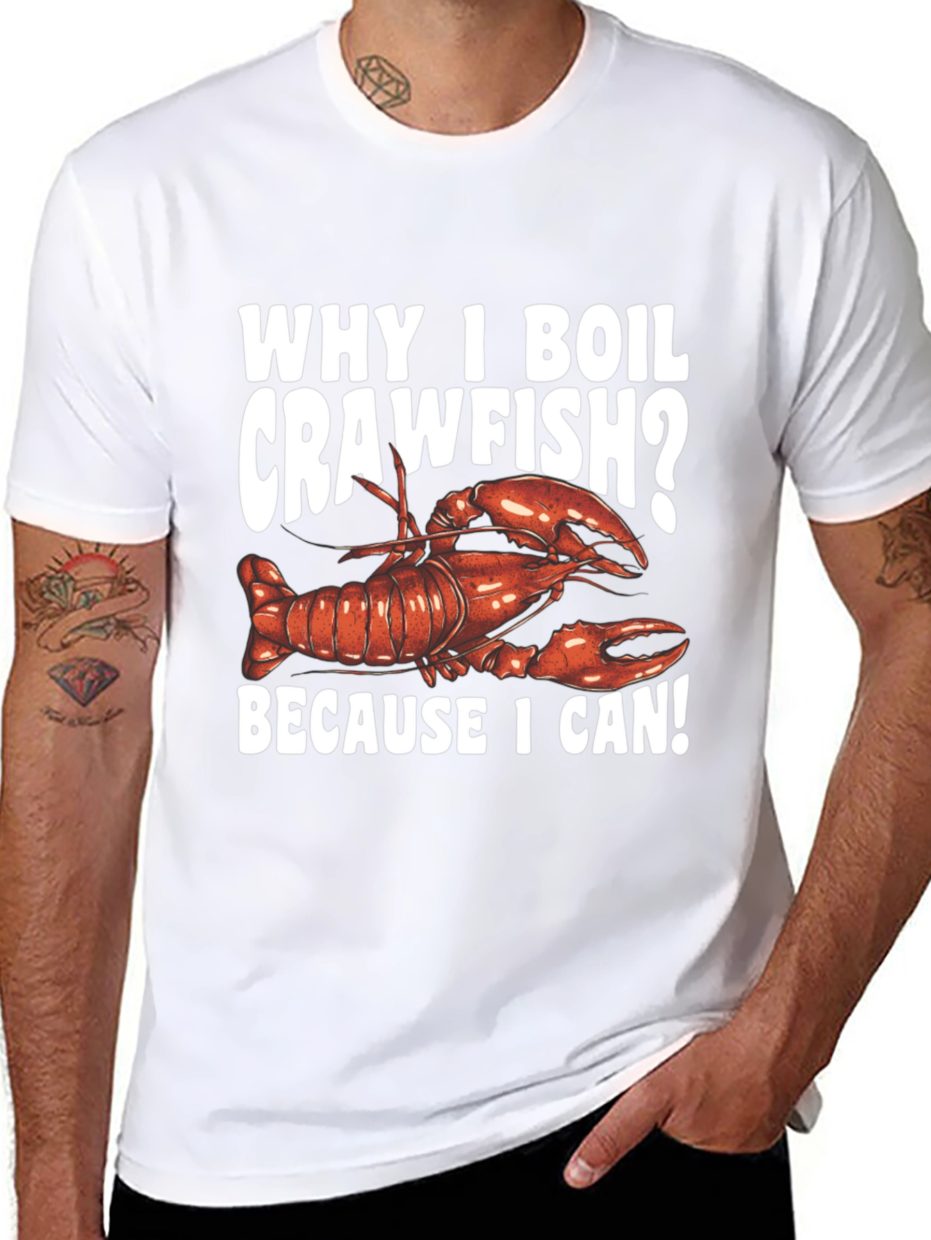 Crawfish Boil T-Shirt - Because I Can!