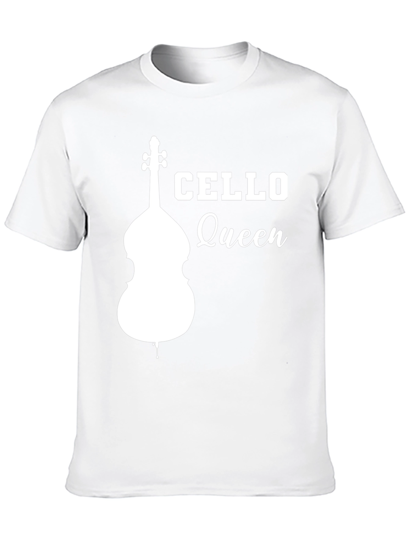Cello Queen Graphic T-Shirt - Musician Tee