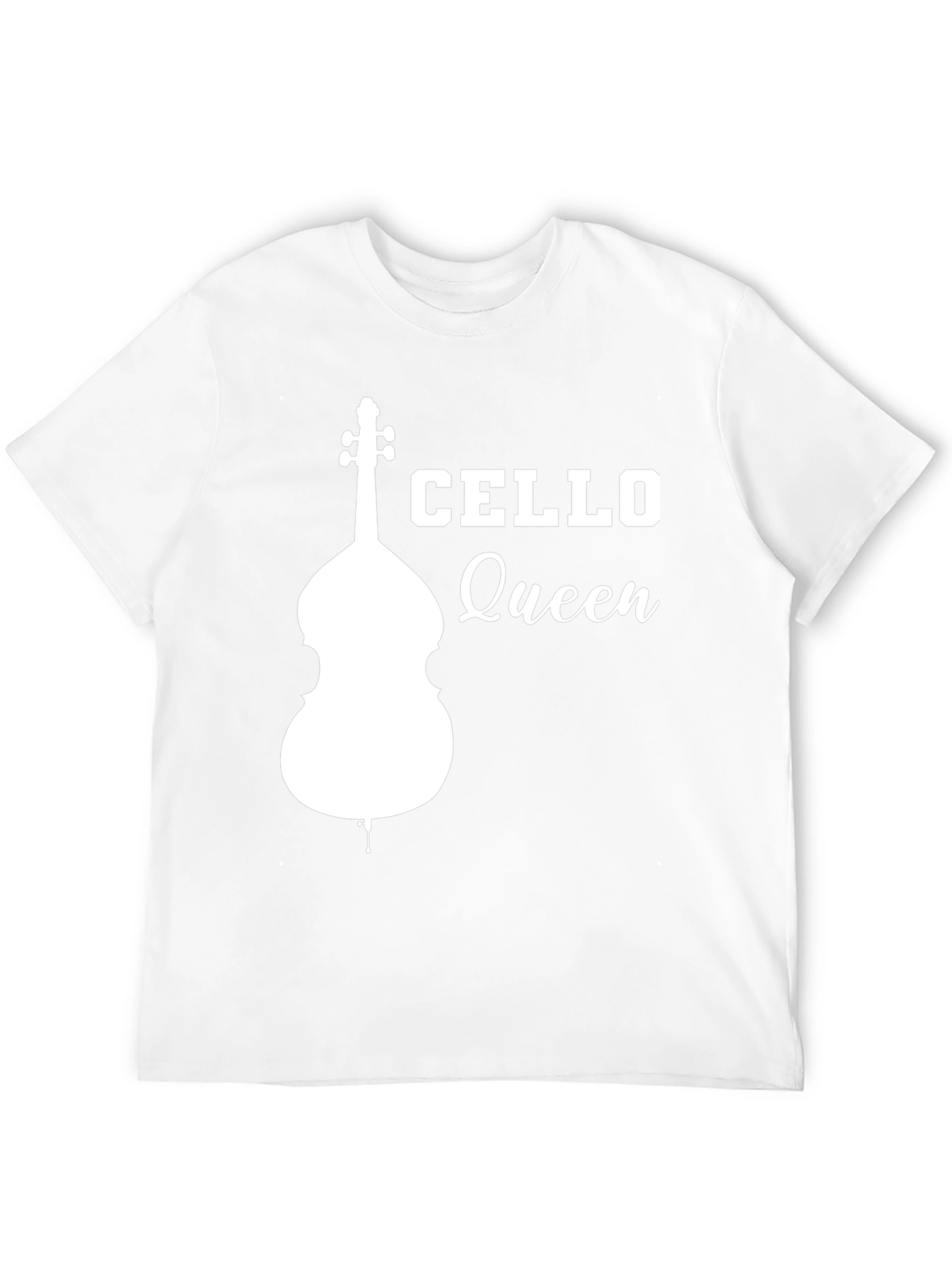 Cello Queen Graphic T-Shirt - Musician Tee