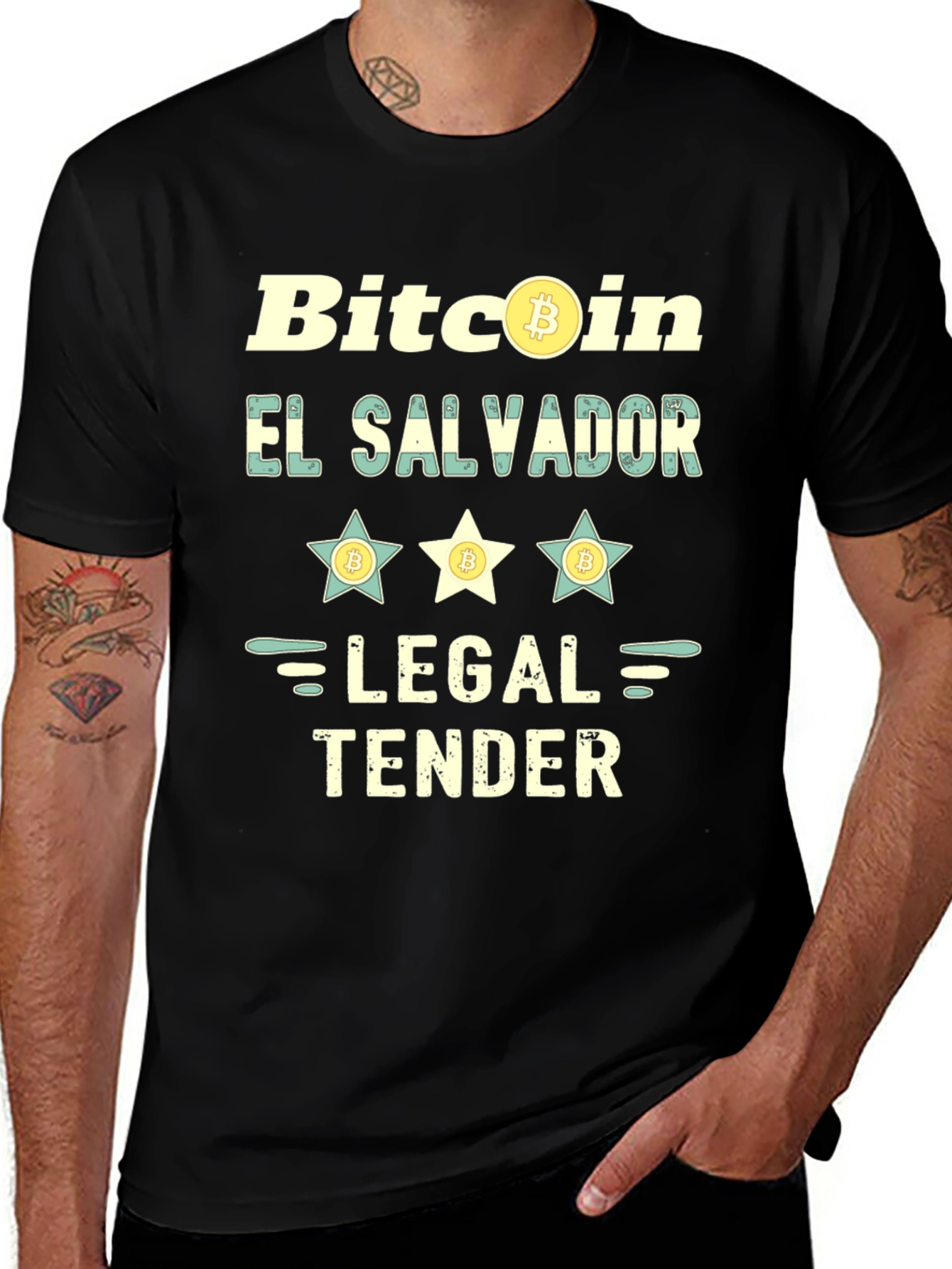 Bitcoin El Salvador Legal Tender T-Shirt