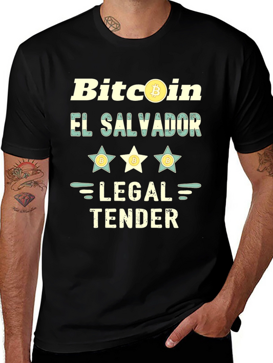 Bitcoin El Salvador Legal Tender T-Shirt