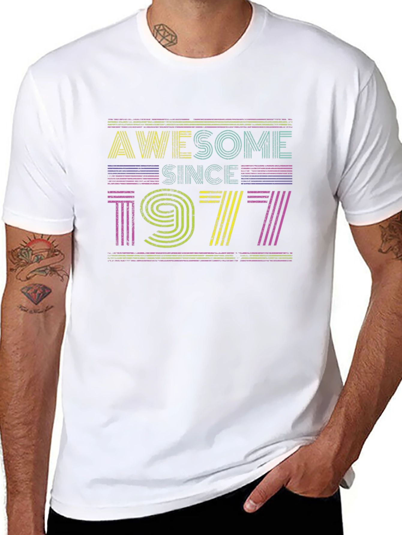 Awesome Since 1977 Graphic T-Shirt