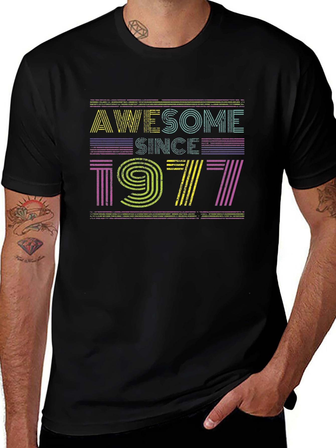 Awesome Since 1977 Graphic T-Shirt