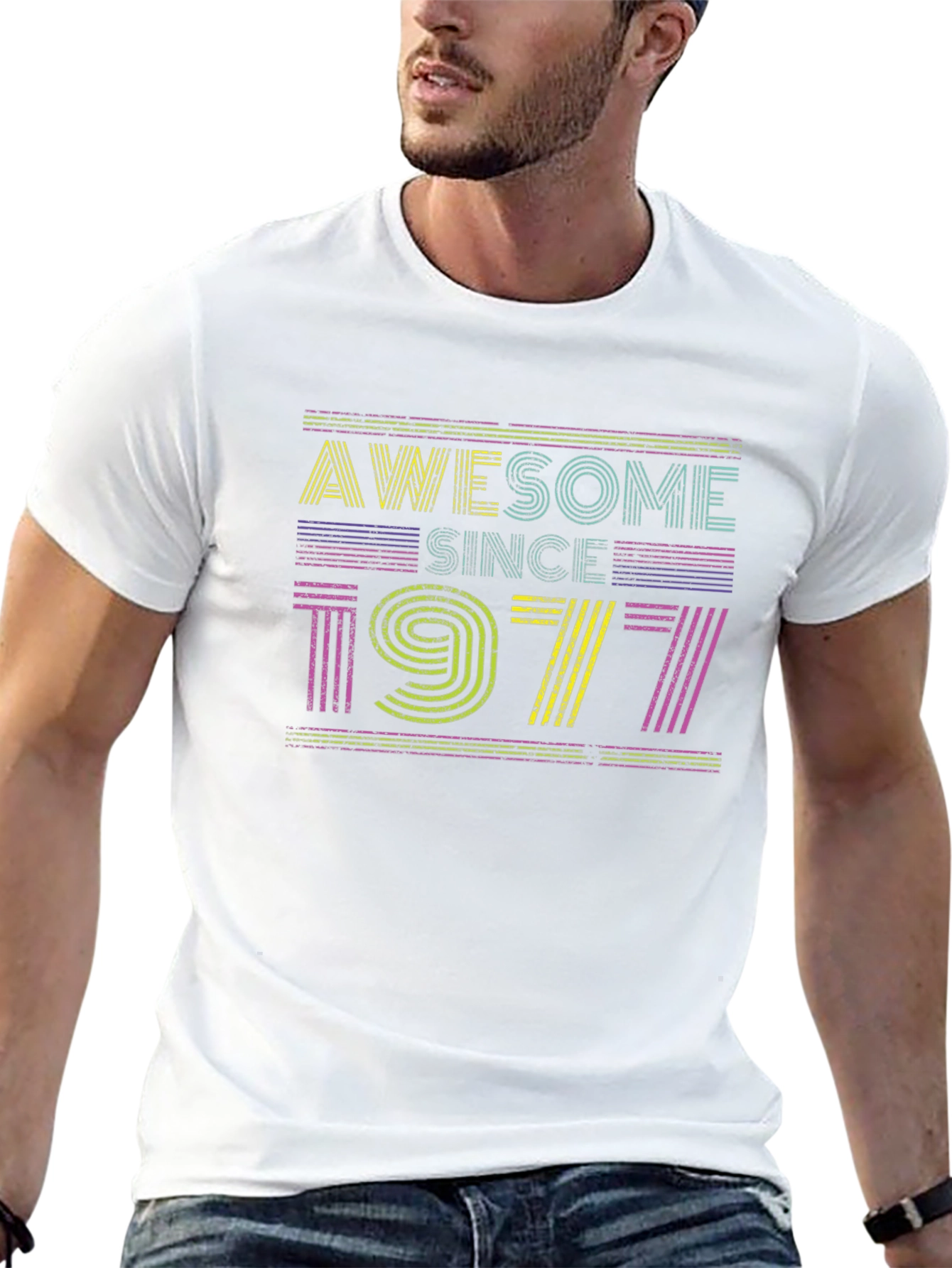 Awesome Since 1977 Graphic T-Shirt