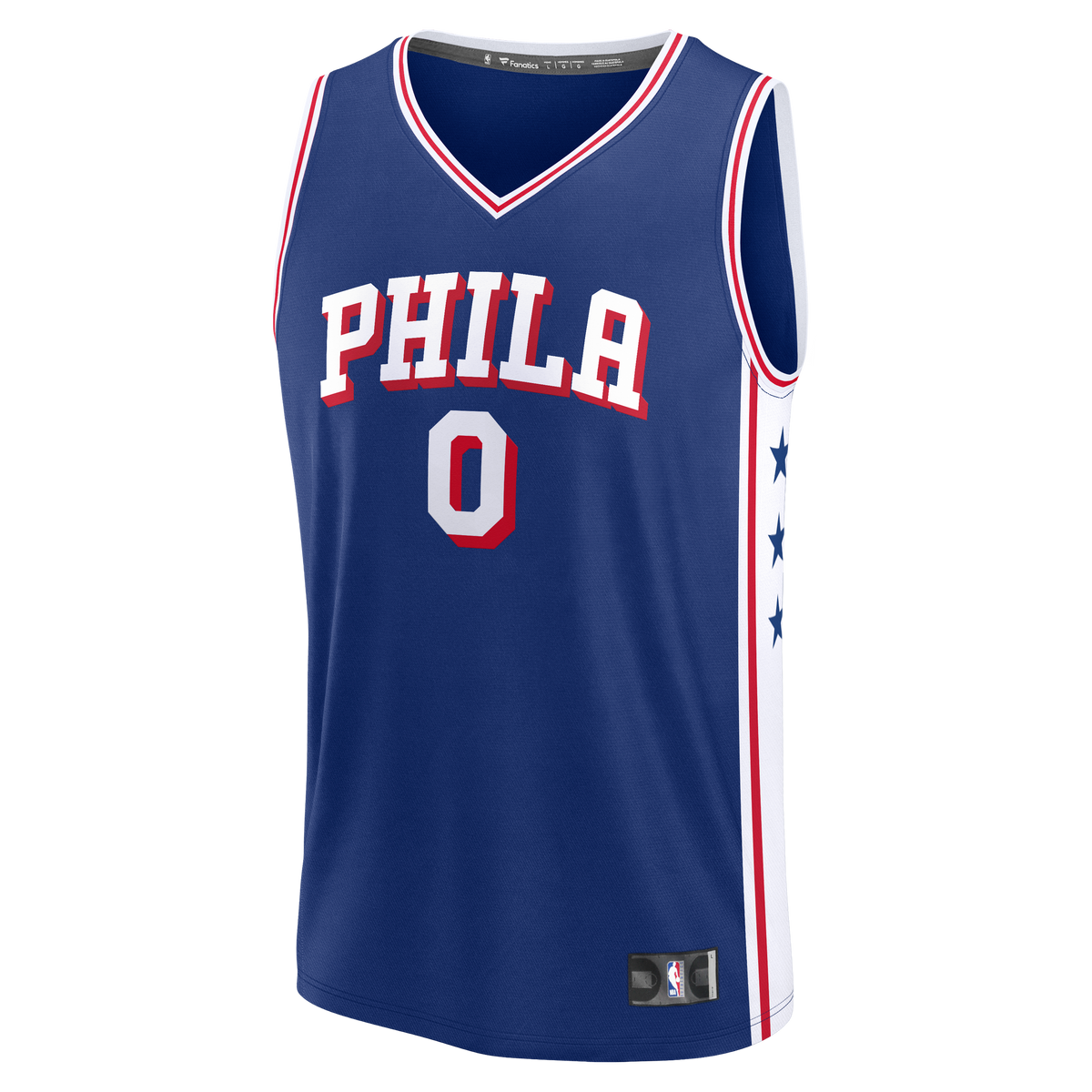 Men's Philadelphia 76ers Tyrese Maxey Fanatics Royal Fast Break Replica Player Jersey - Icon Edition
